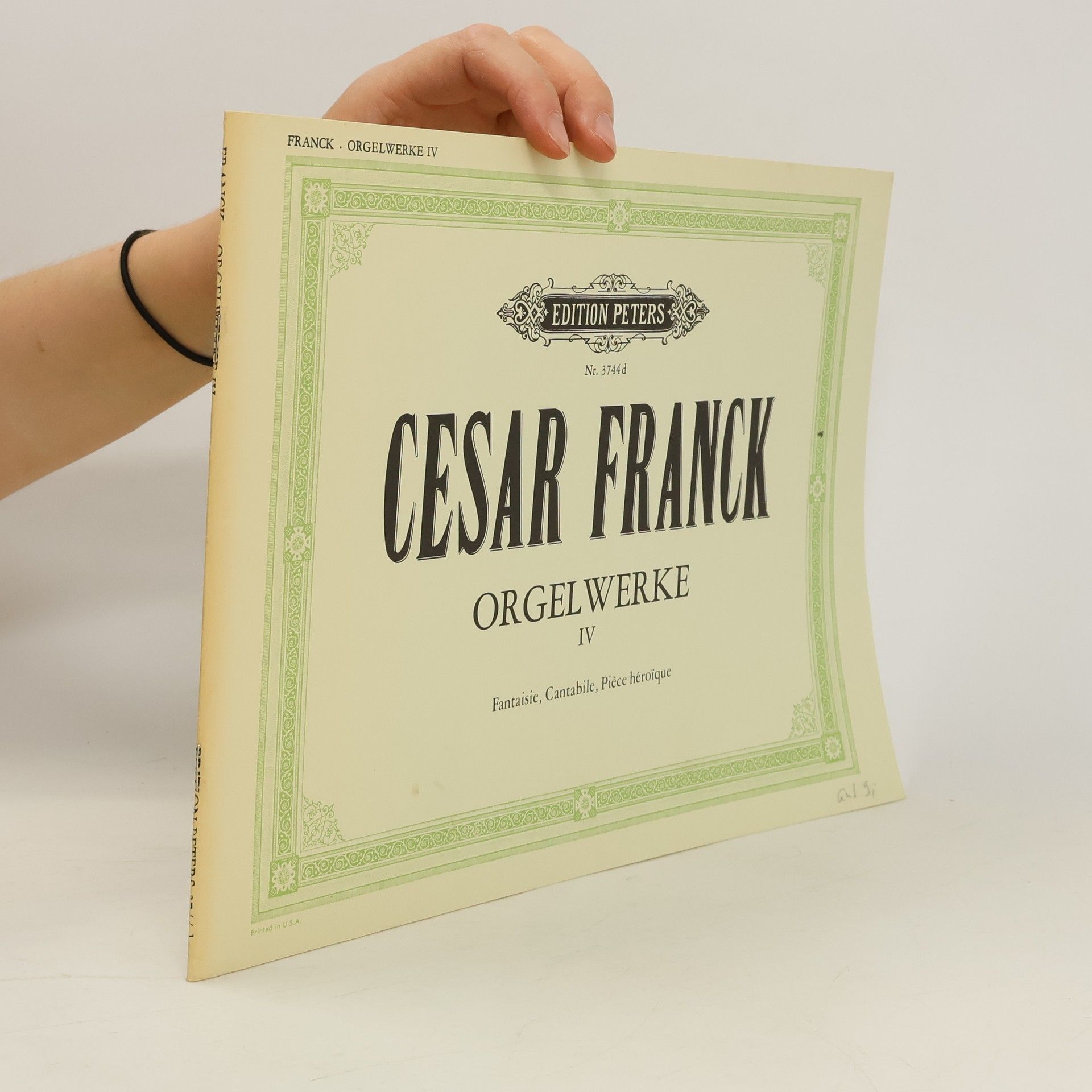 César Franck Cesar Franck. Orgelwerke IV