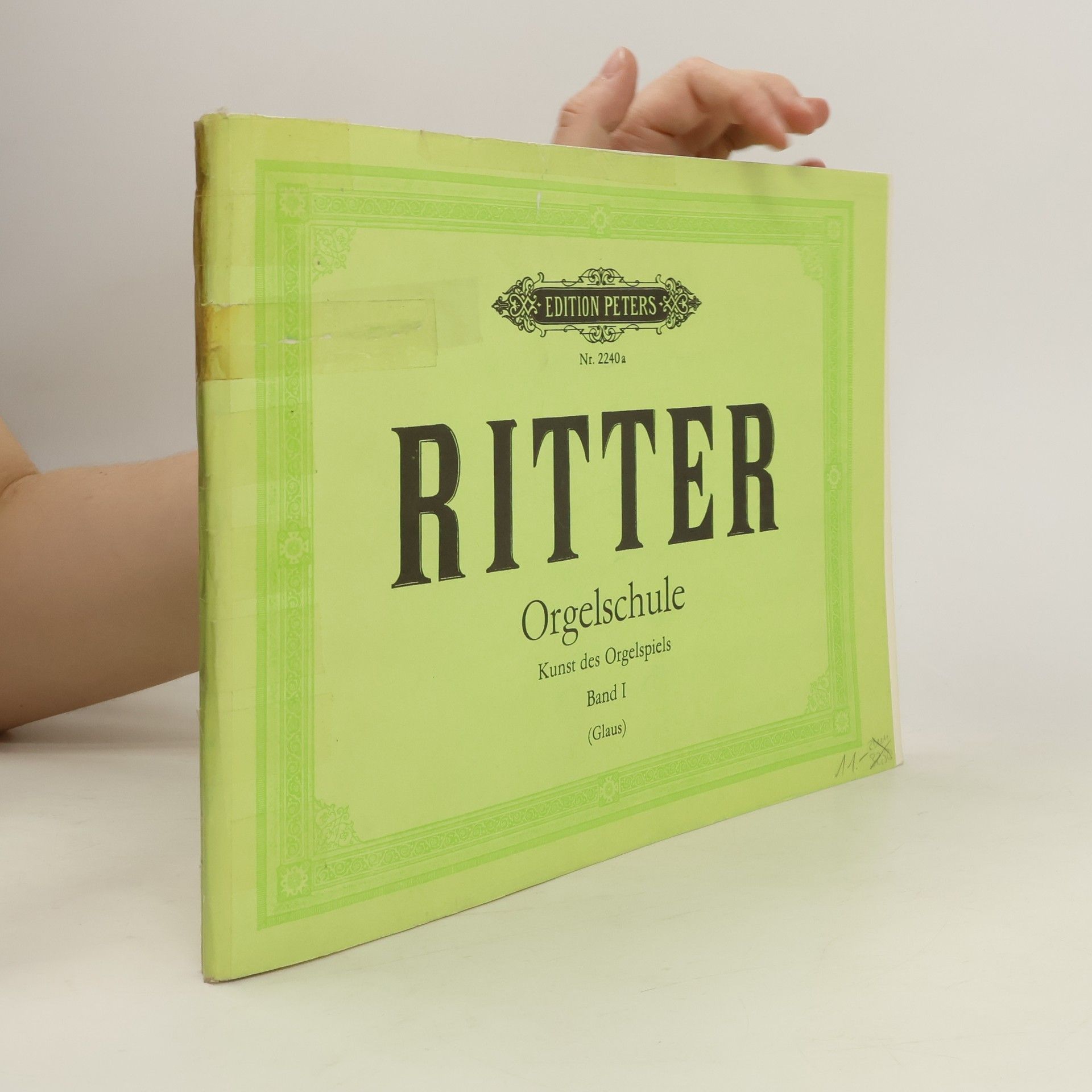 kolektiv Ritter Orgelschule Band 1