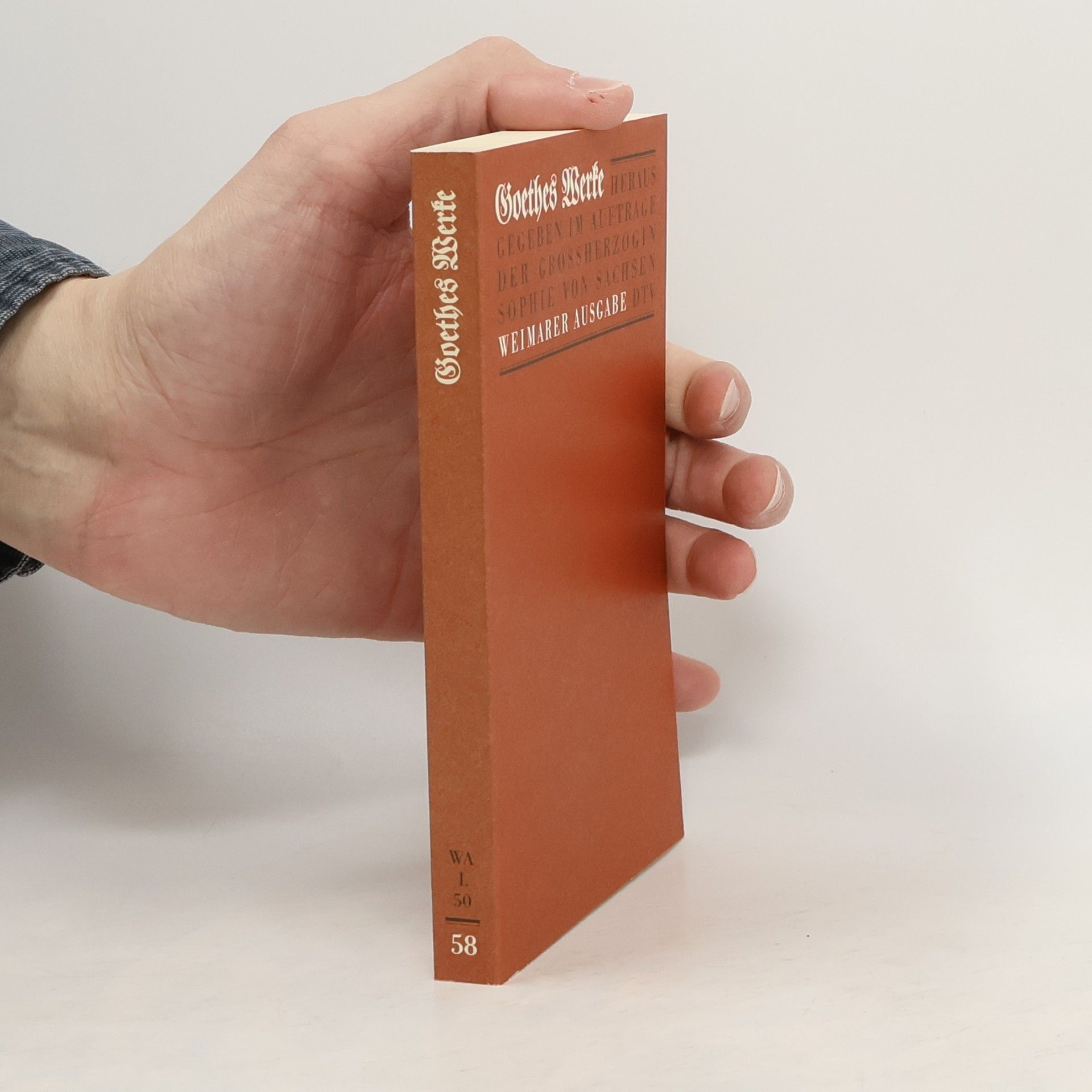 Johann Wolfgang von Goethe Goethes Werke 58
