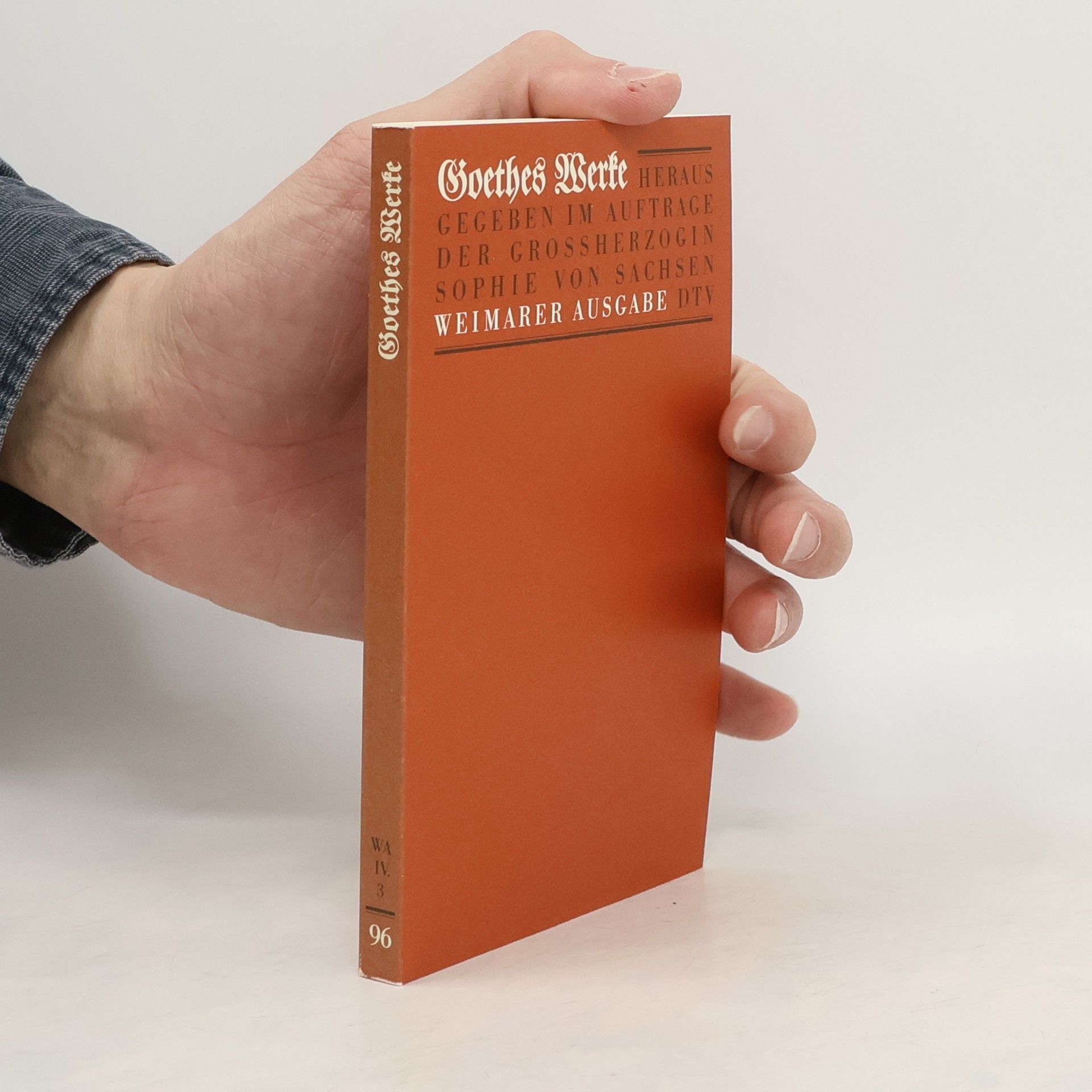 Johann Wolfgang von Goethe Goethes Werke 96