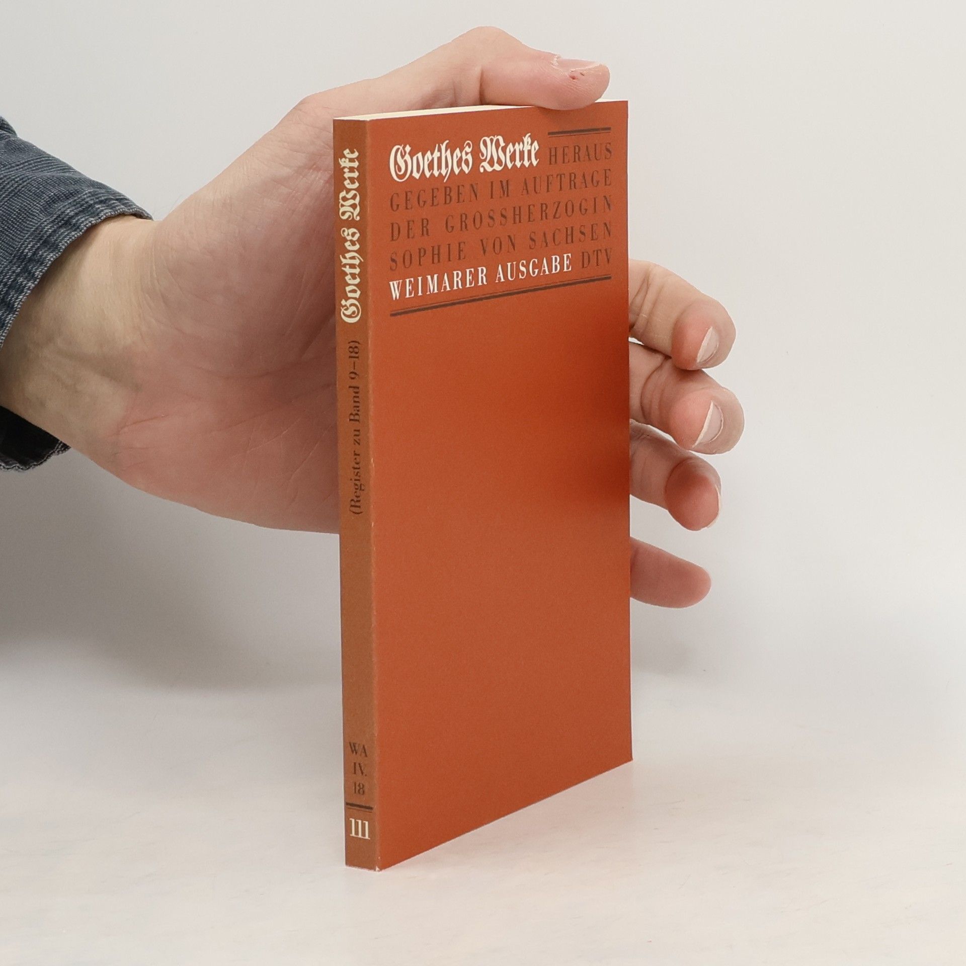 Johann Wolfgang von Goethe Goethes Werke 111