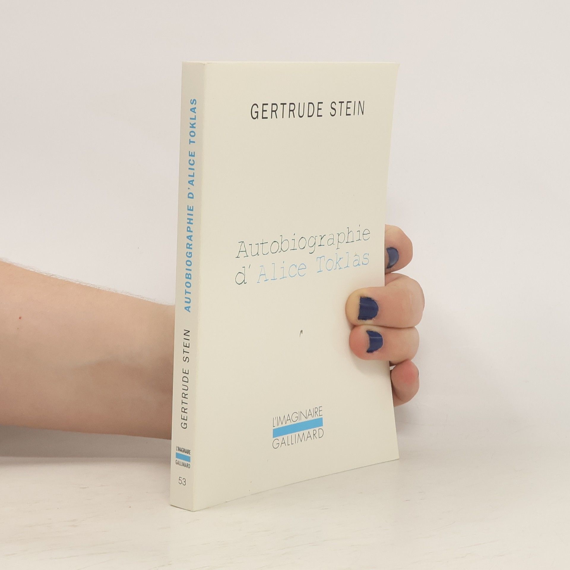 Gertrude Stein Autobiographie d'Alice Toklas