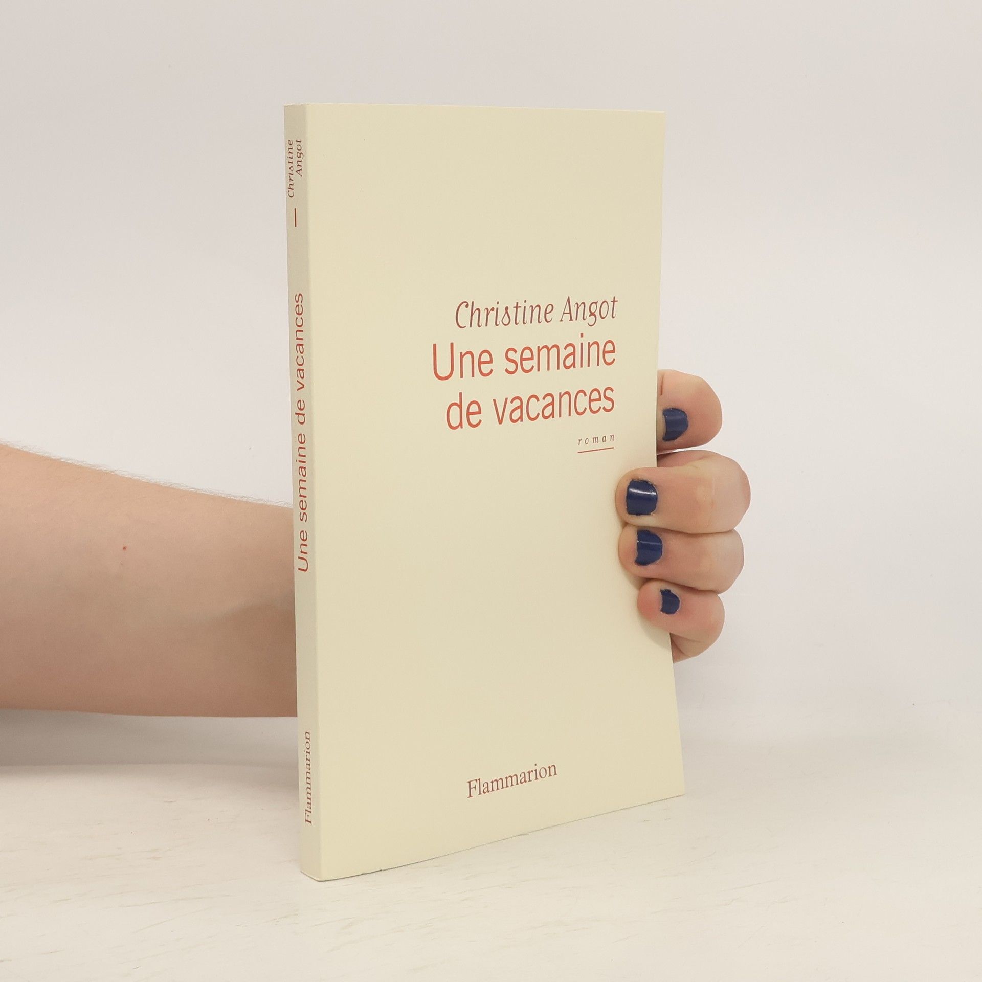 Christine Angot Une semaine de vacances