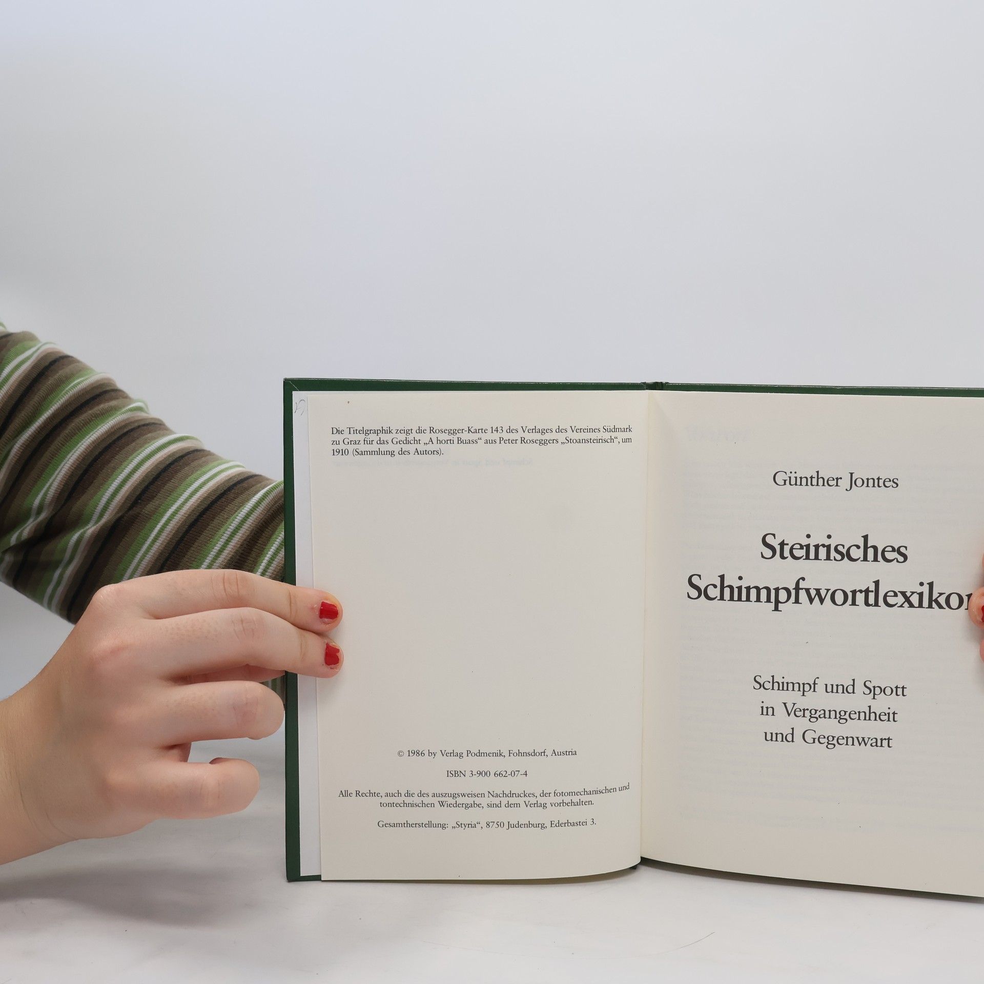Günther Jontes Schimpf und Spott in Vergangenheit und Gegenwart