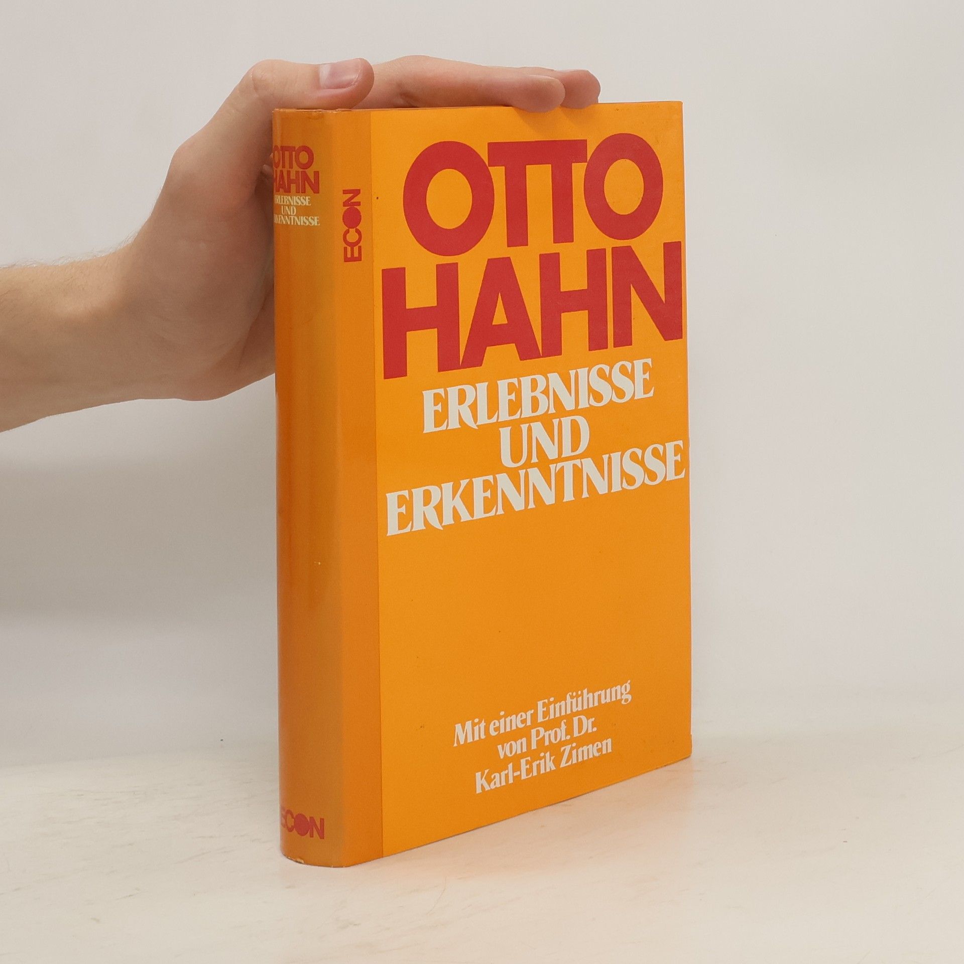 Hans-Otto Hahn Erlebnisse und Erkenntnisse