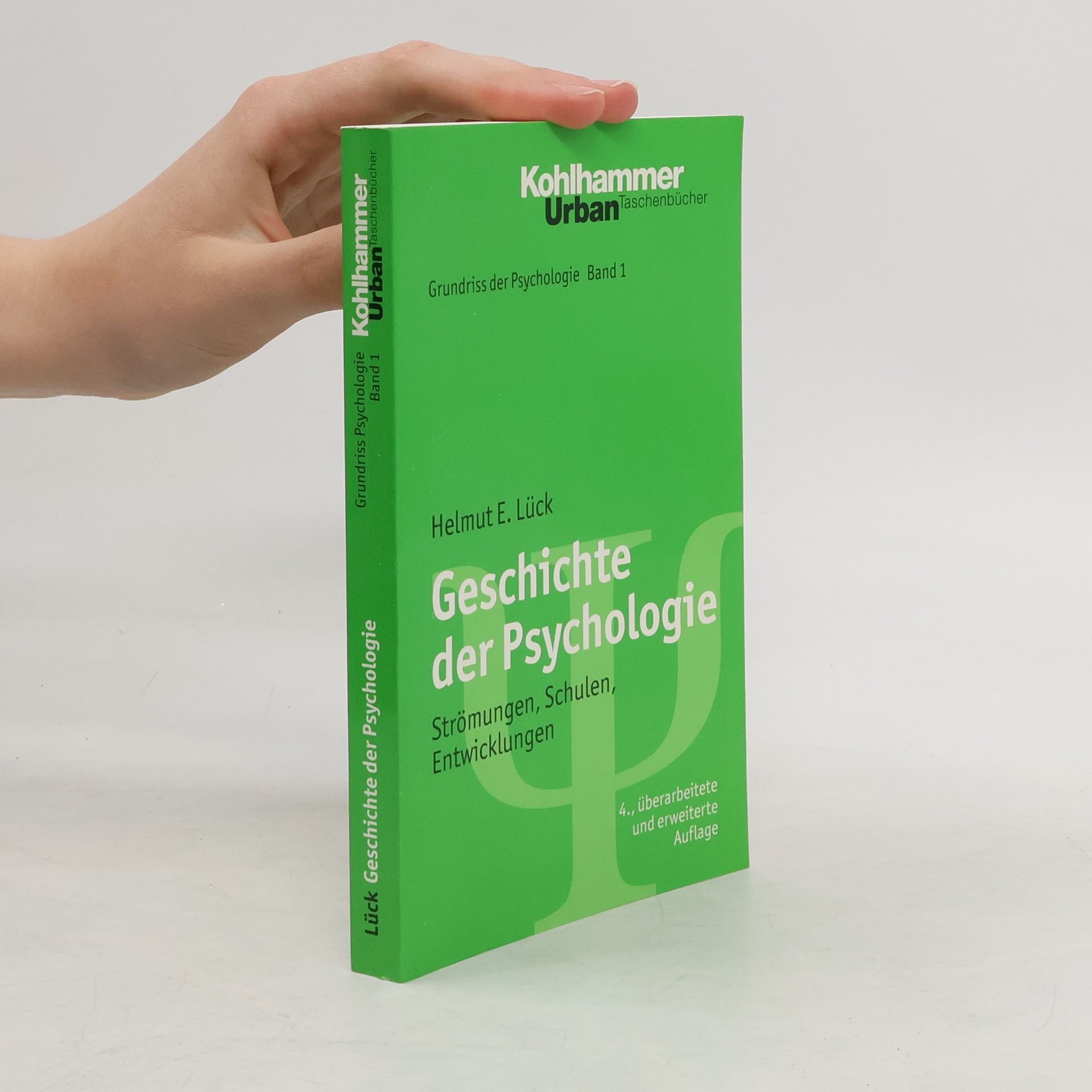 Helmut E. Lück Geschichte der Psychologie