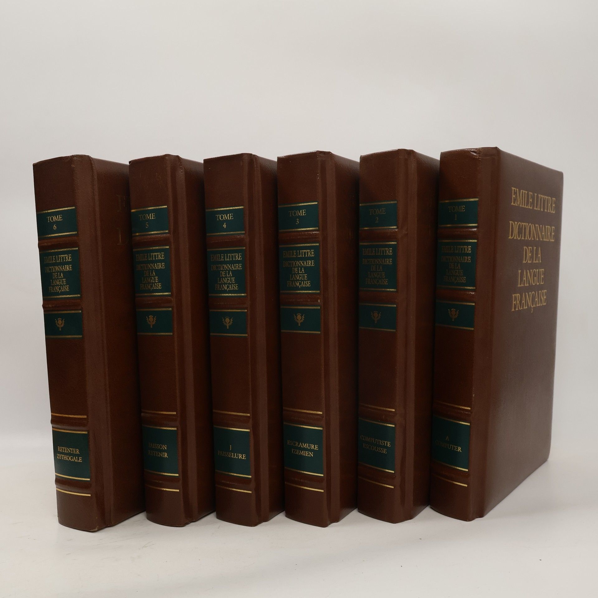 Émile Littré Dictionnaire de la langue française. Tome 1-6
