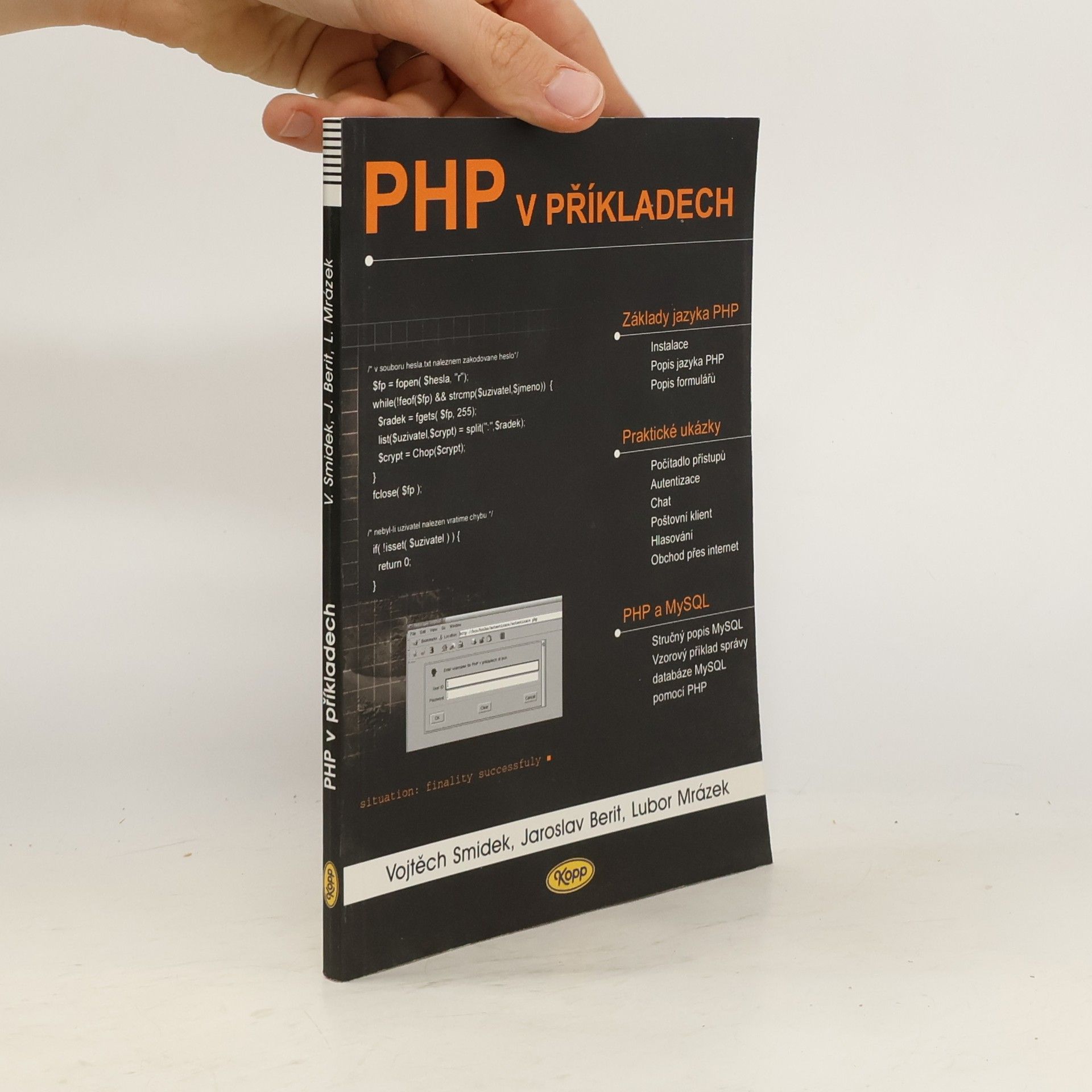 Vojtěch Smidek PHP v příkladech