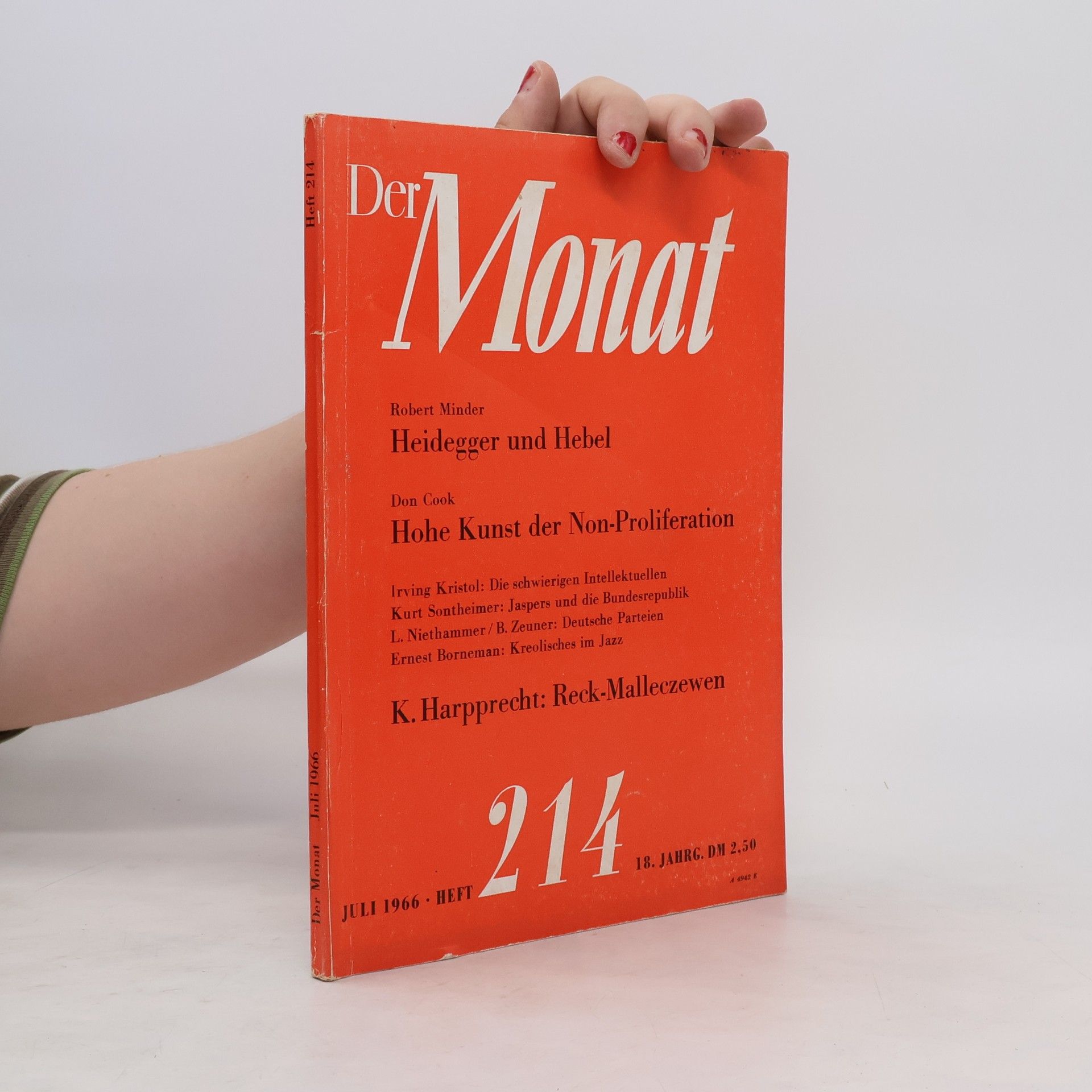 kolektiv Der Monat 6/1966