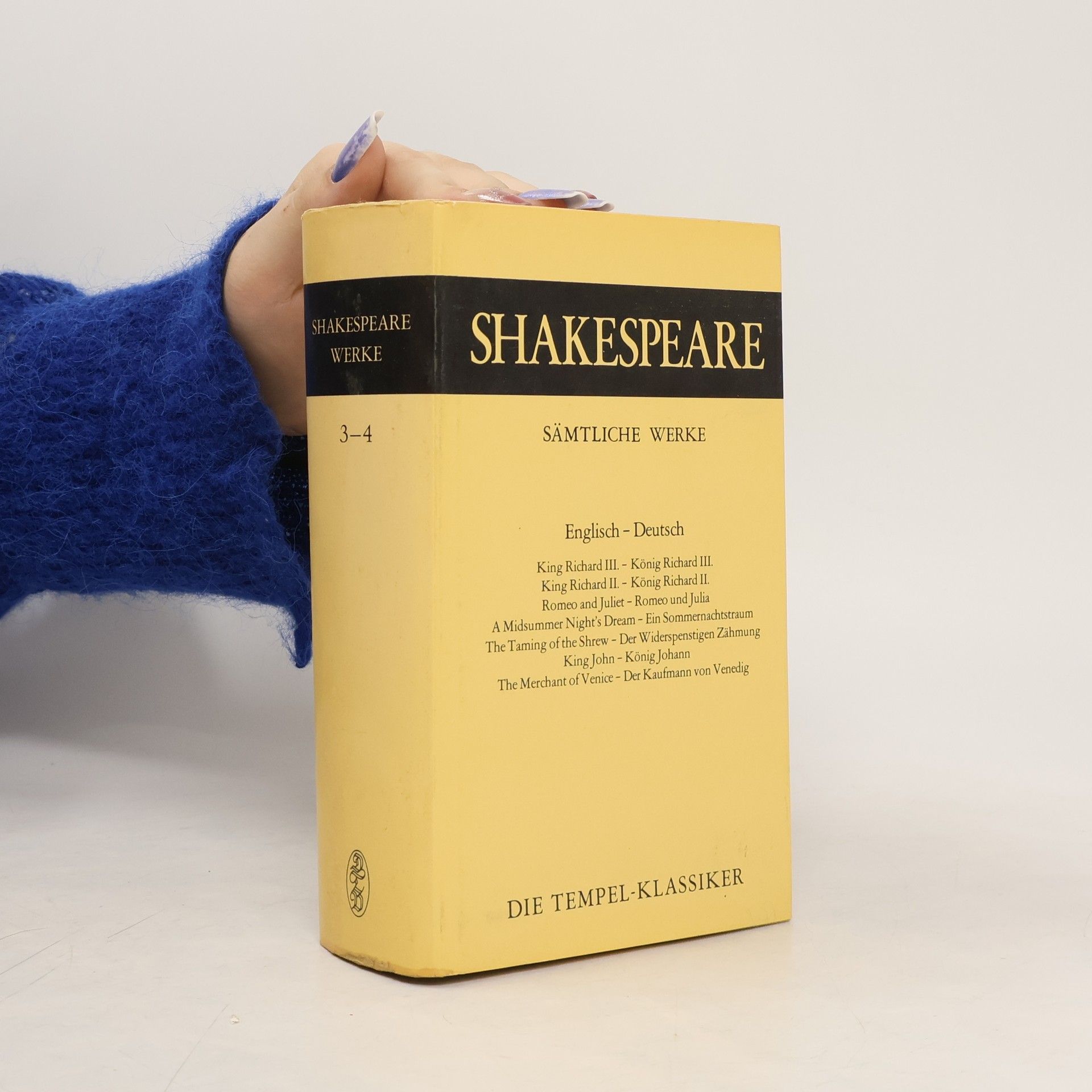 William Shakespeare Sämtliche Werke 3-4