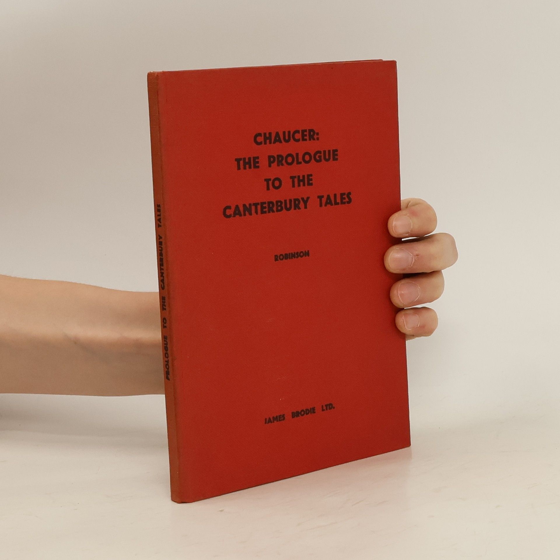 Geoffrey Chaucer The Prologue to the Canterbury Tales