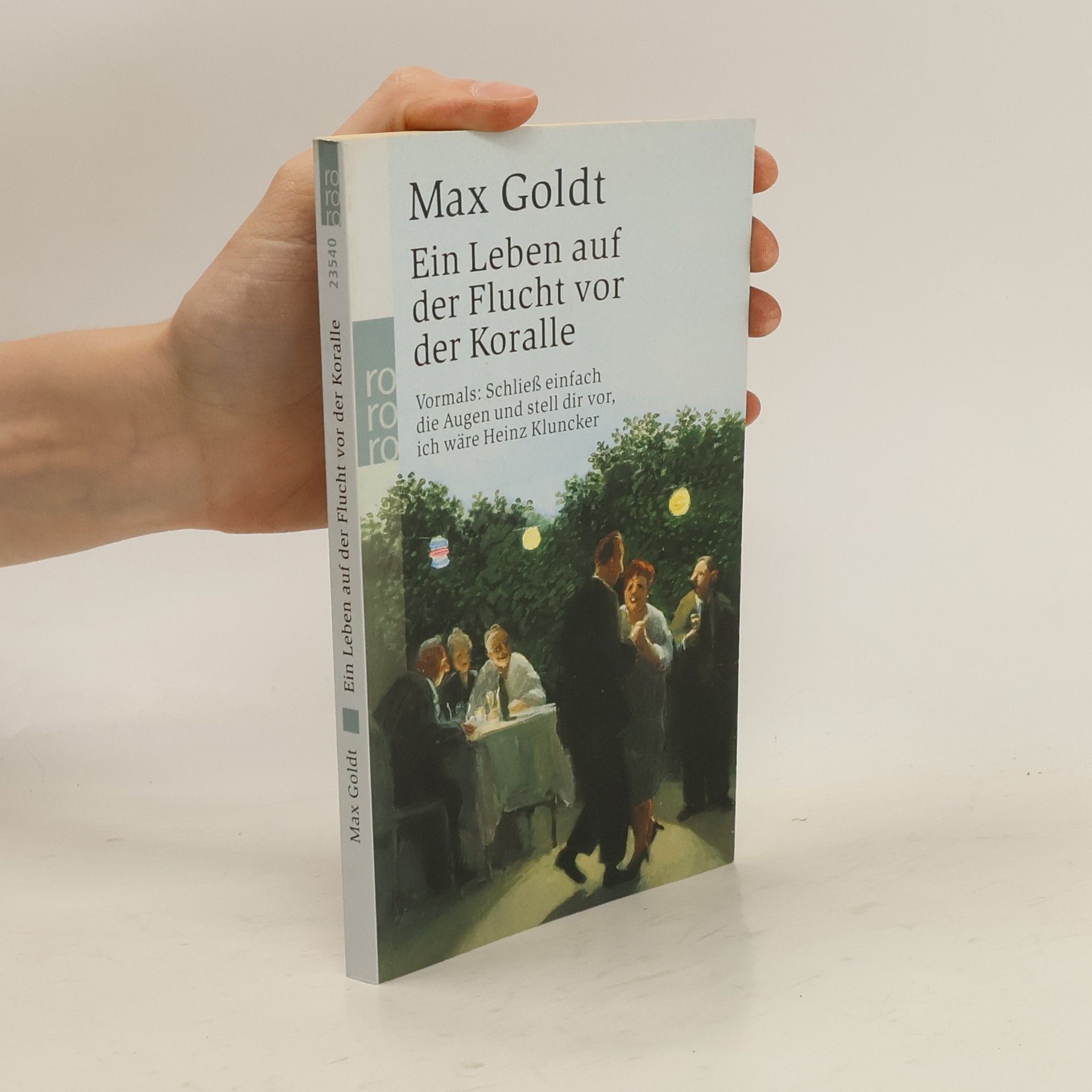 Max Goldt Ein Leben auf der Flucht vor der Koralle