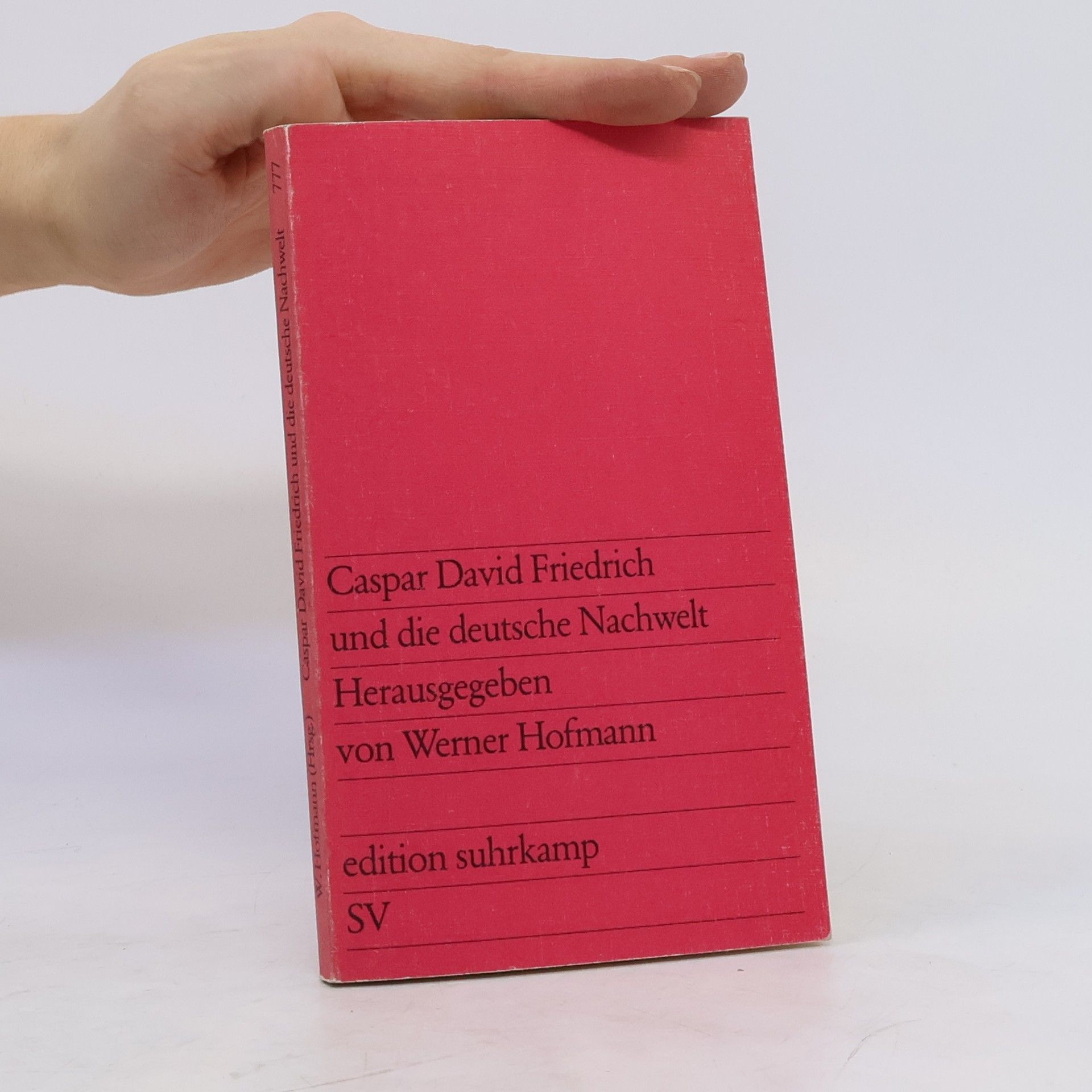 Nikolaus Pevsner Caspar David Friedrich und die deutsche Nachwelt