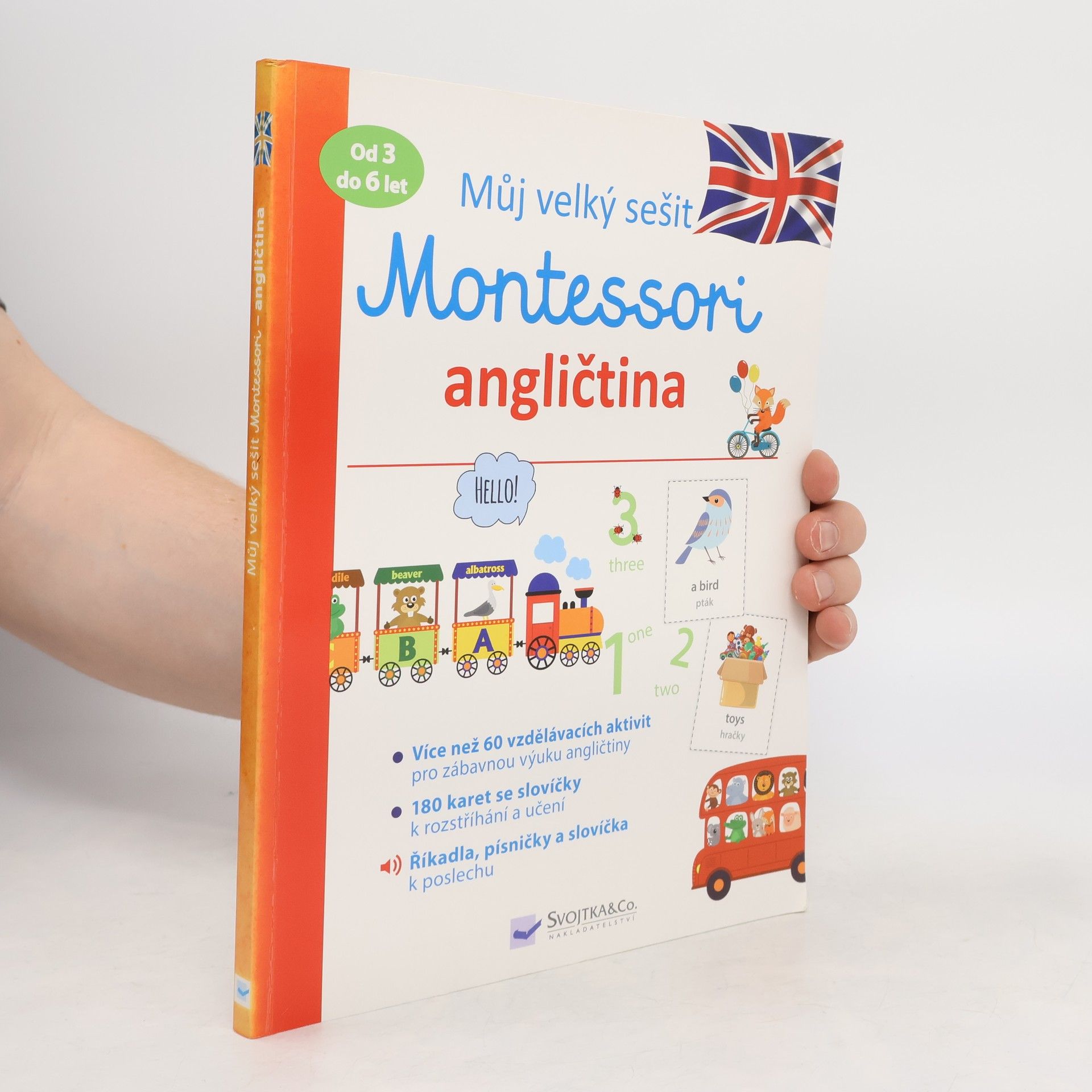 Lydie Barusseau Můj velký sešit Montessori. Angličtina