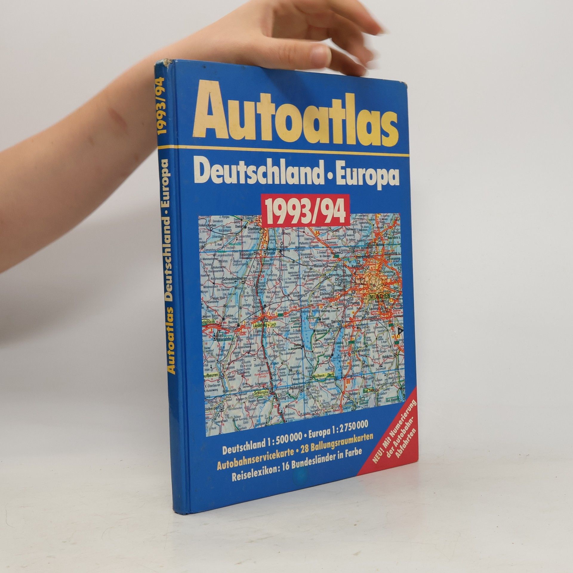 Autorenkollektiv Autoatlas Deutschland Europa 1993/94