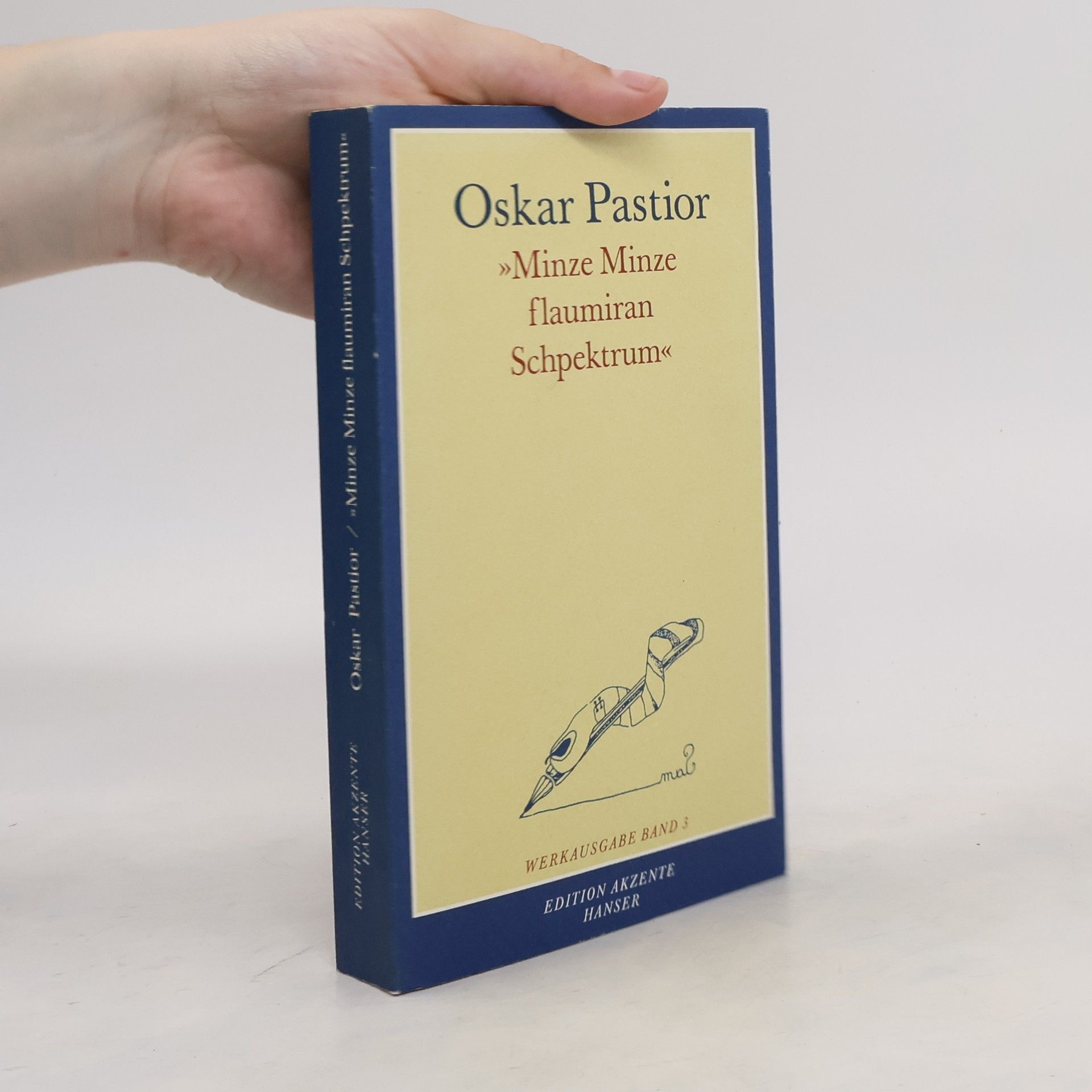 Oskar Pastior Werkausgabe 3. Minze Minze flaumiran Schpektrum