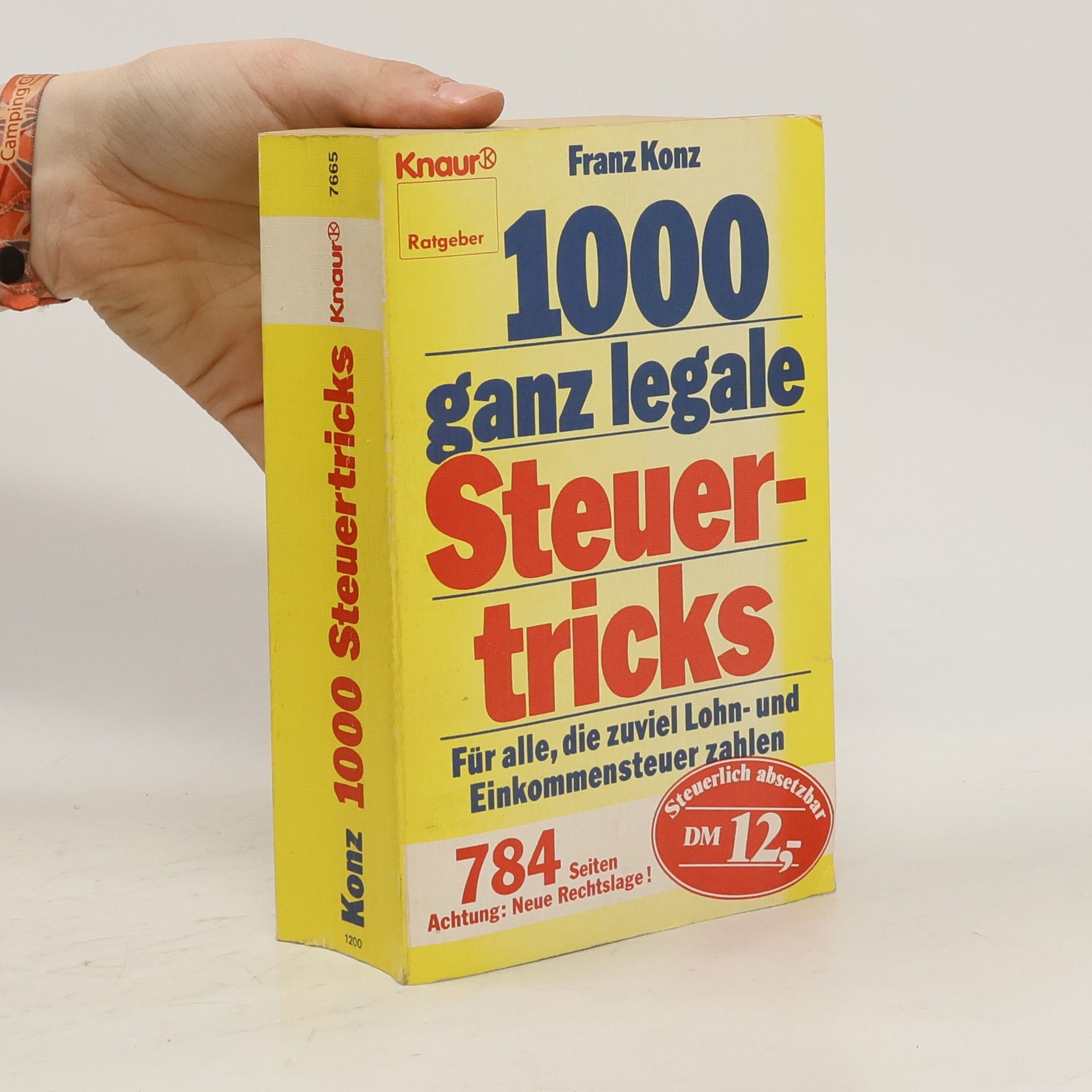 Franz Konz 1000 ganz legale Steuertricks