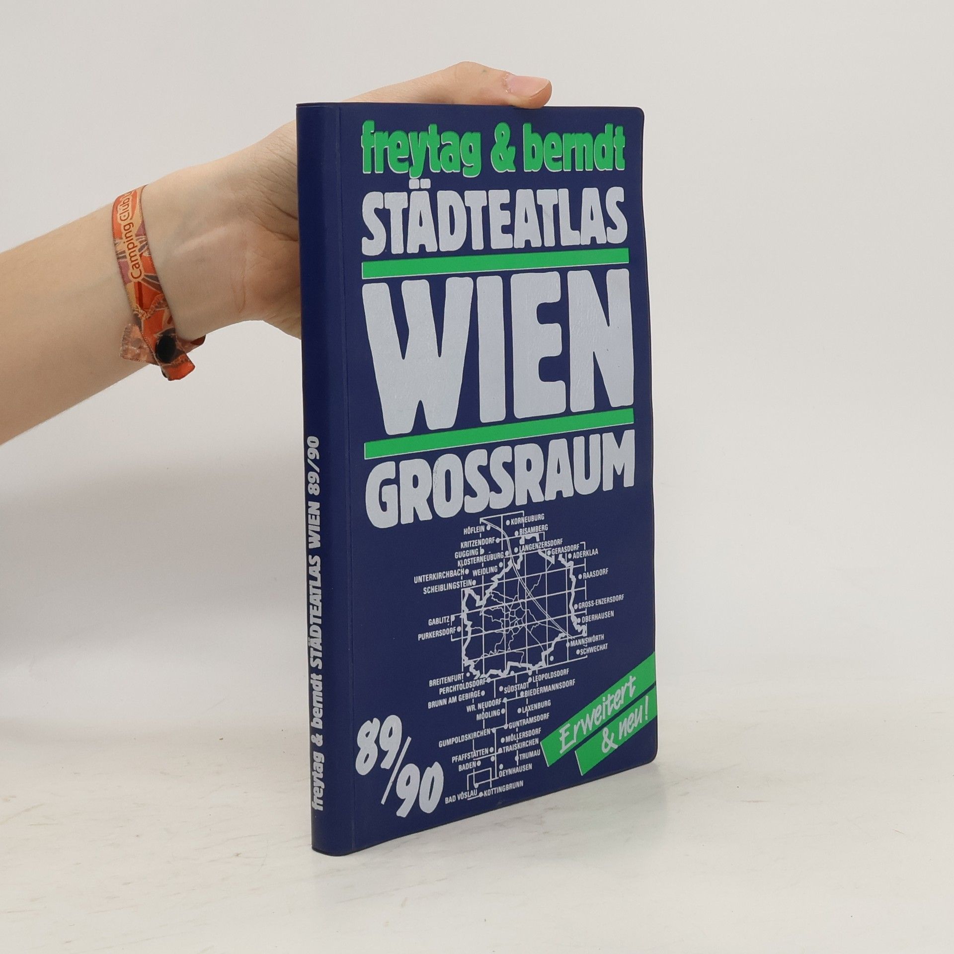 Collectif d'auteurs Städtatlas Wien mit Grossraum 89/90