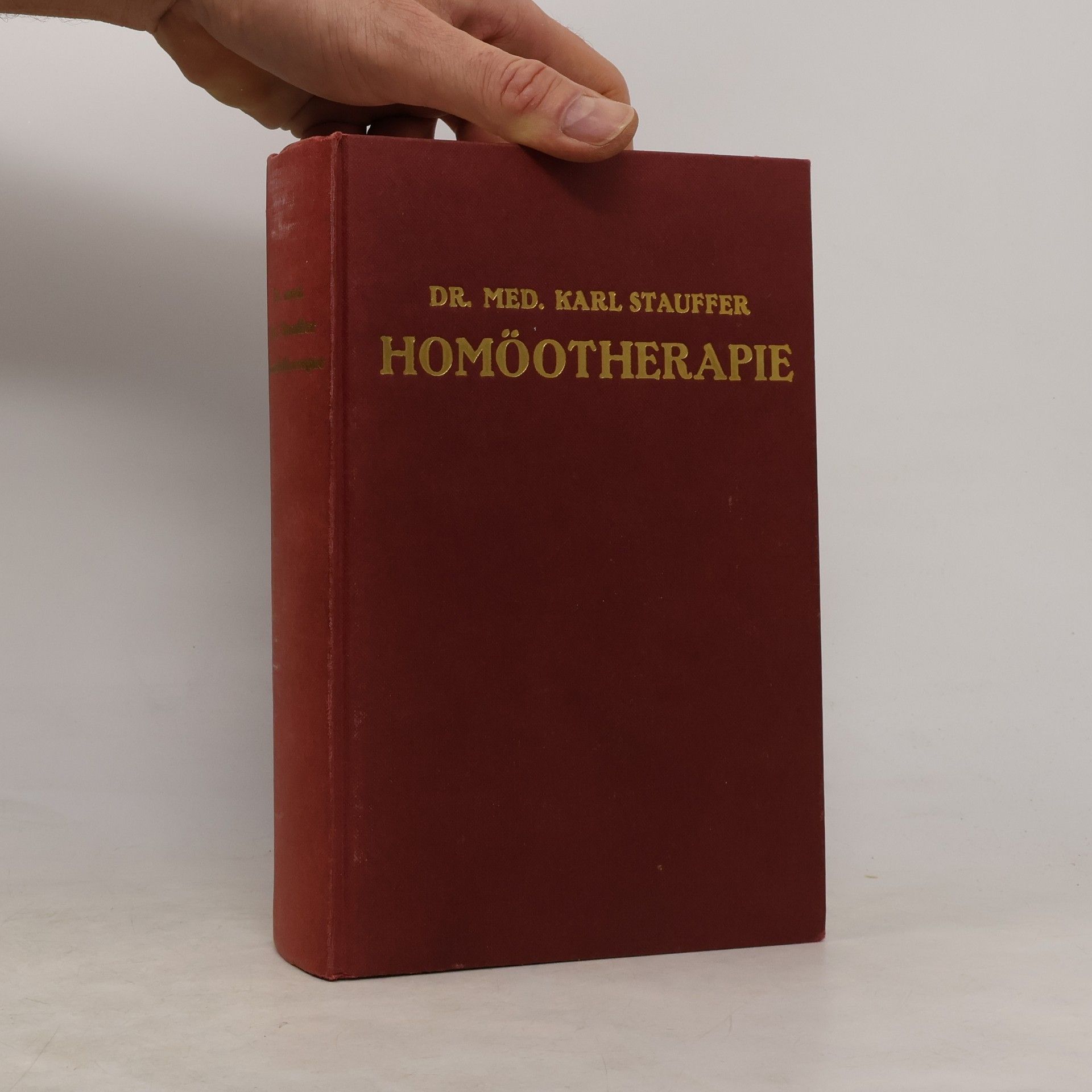 Karl Stauffer Homöotherapie