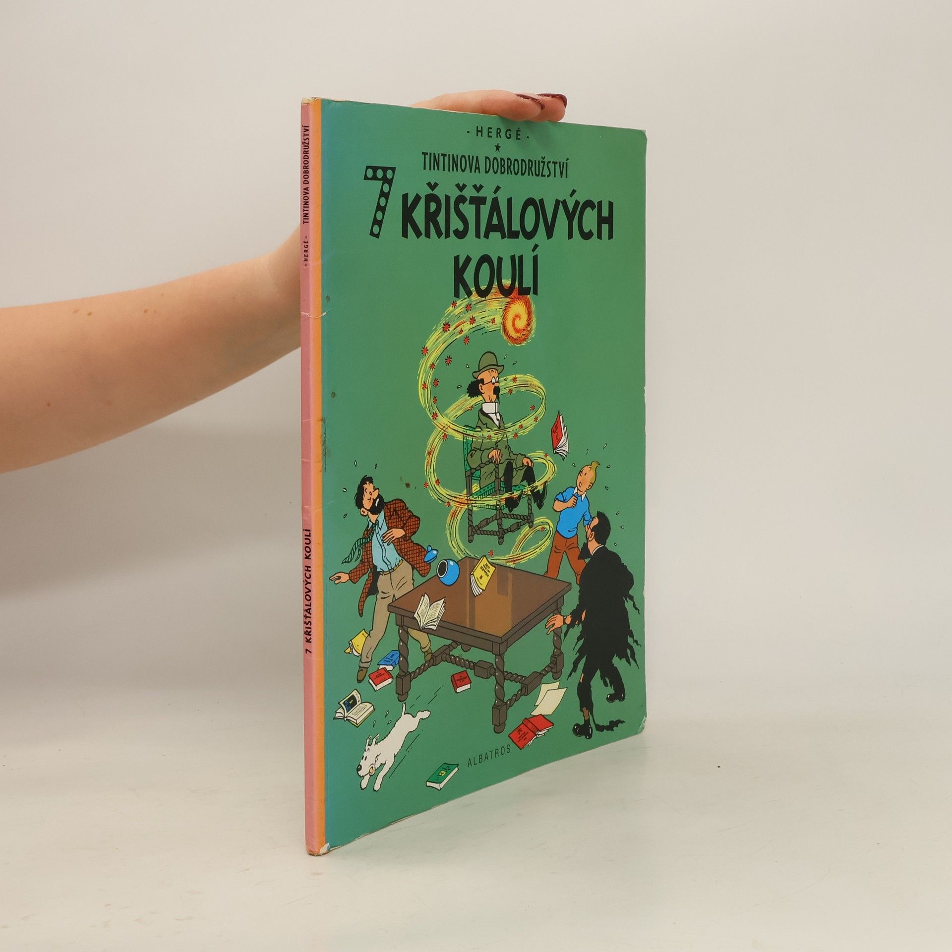 Hergé Tintinova dobrodružství. 7 křišťálových koulí