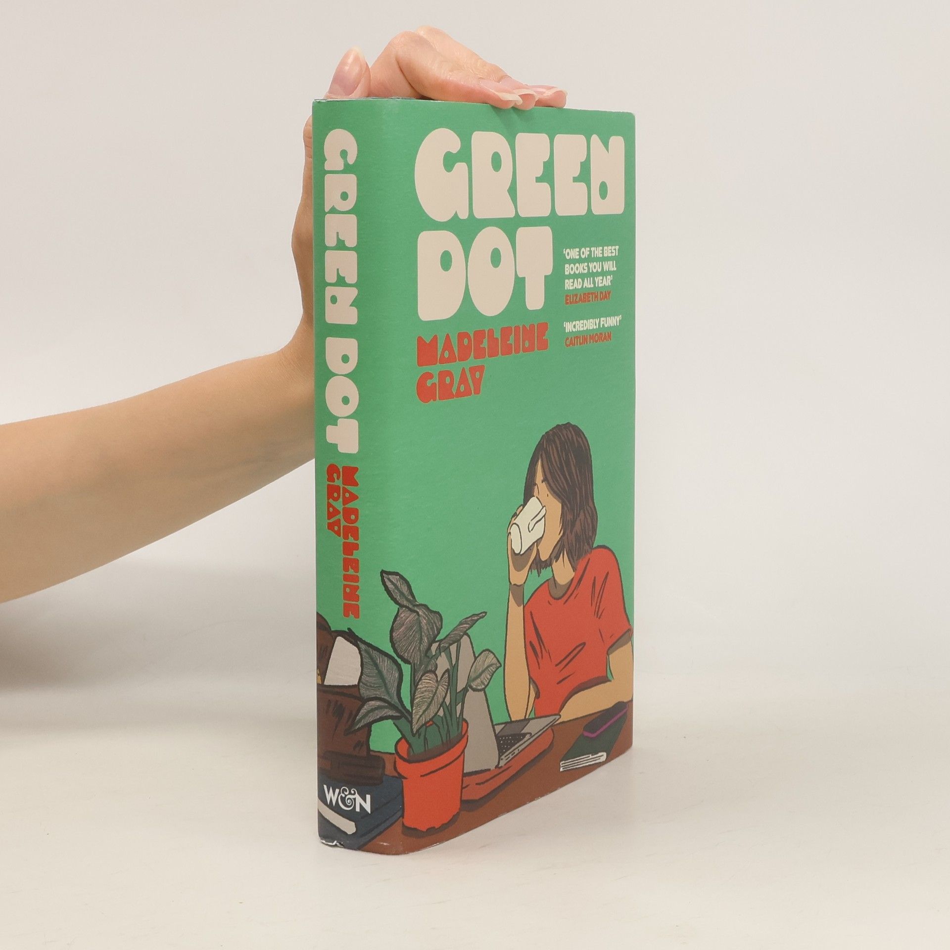 Madeleine Gray Green Dot