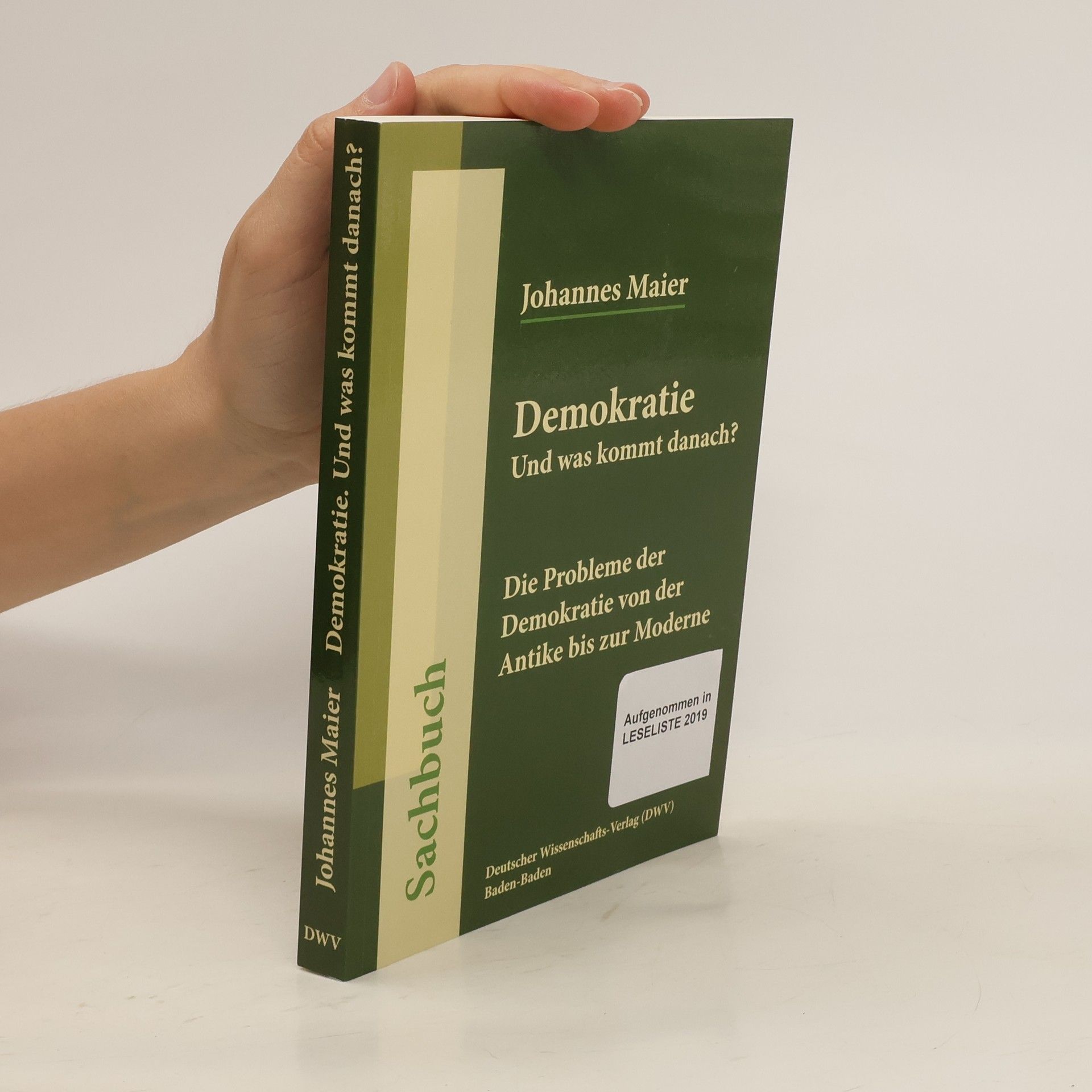 Johannes Maier Demokratie - und was kommt danach?