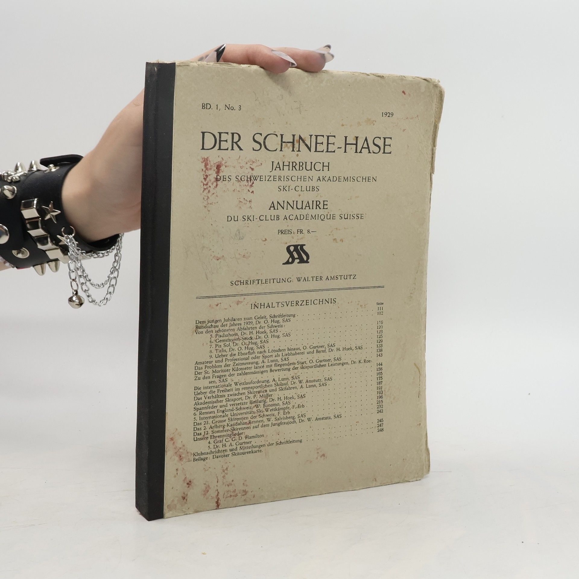 Collectif d'auteurs Der Schnee-hase Jahrbuch BD. 1, No. 3 1929