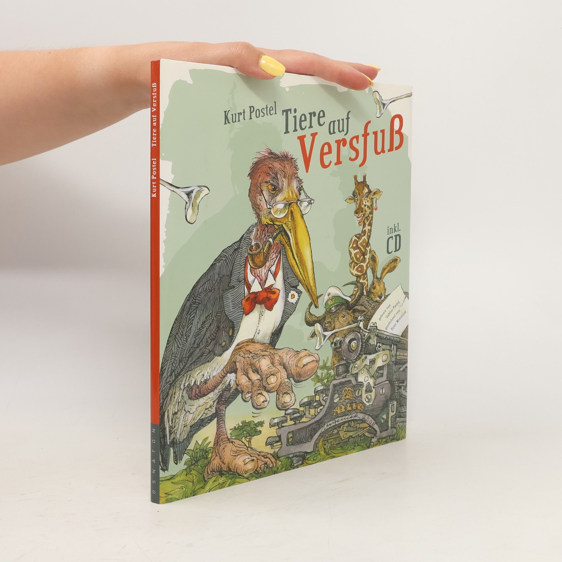 Kurt Postel Tiere auf Versfuß, m. Audio-CD