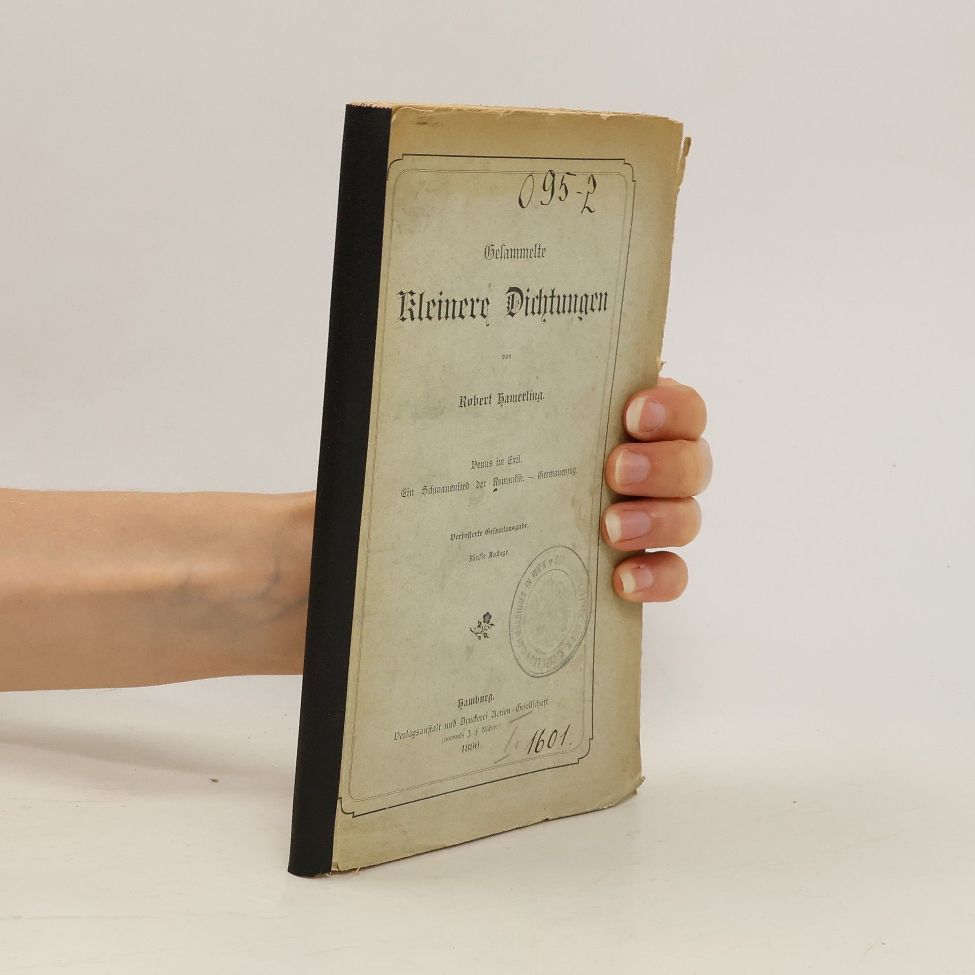 Robert Hamerling Gesammelte kleinere dichtungen