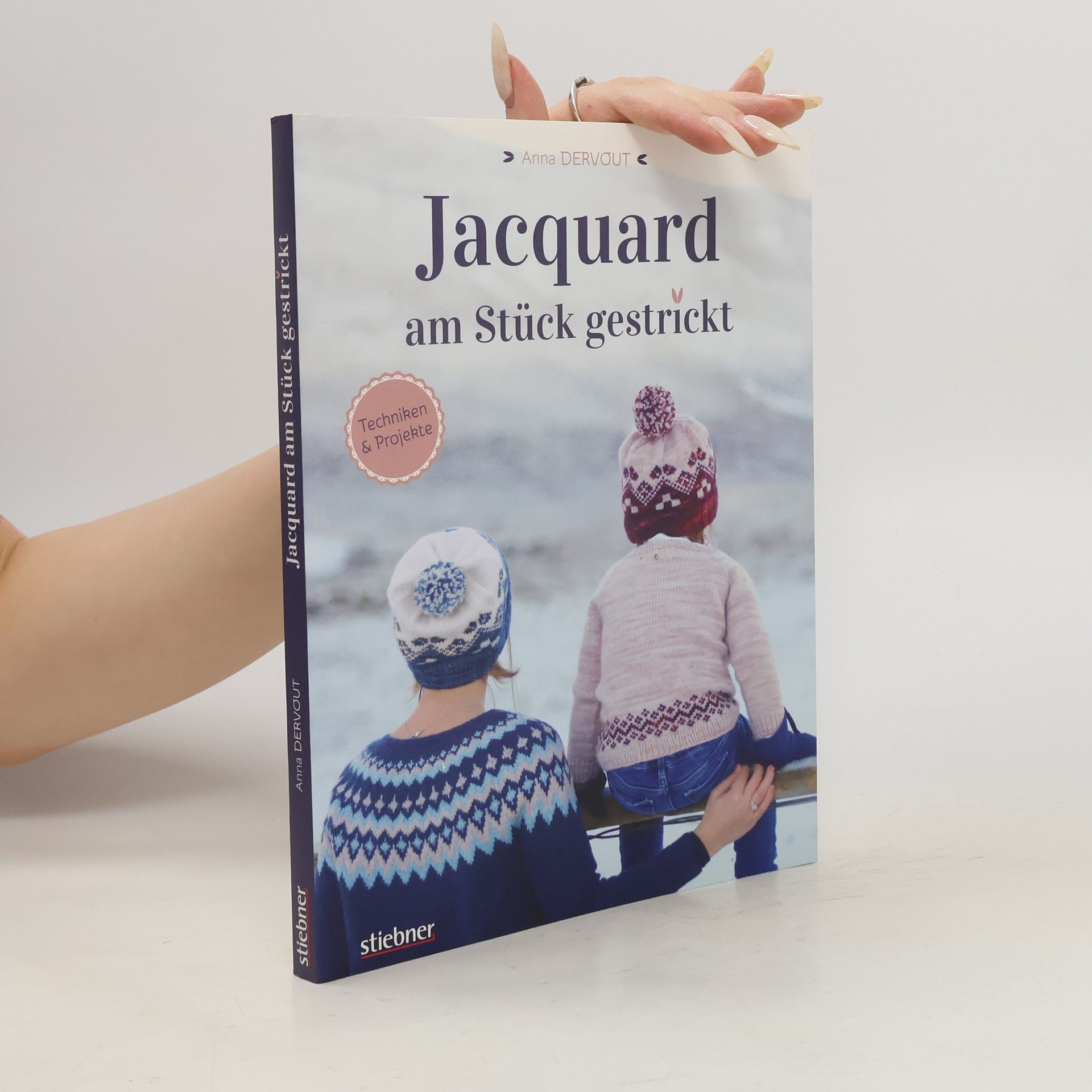 Anna Dervout Jacquard am Stück gestrickt