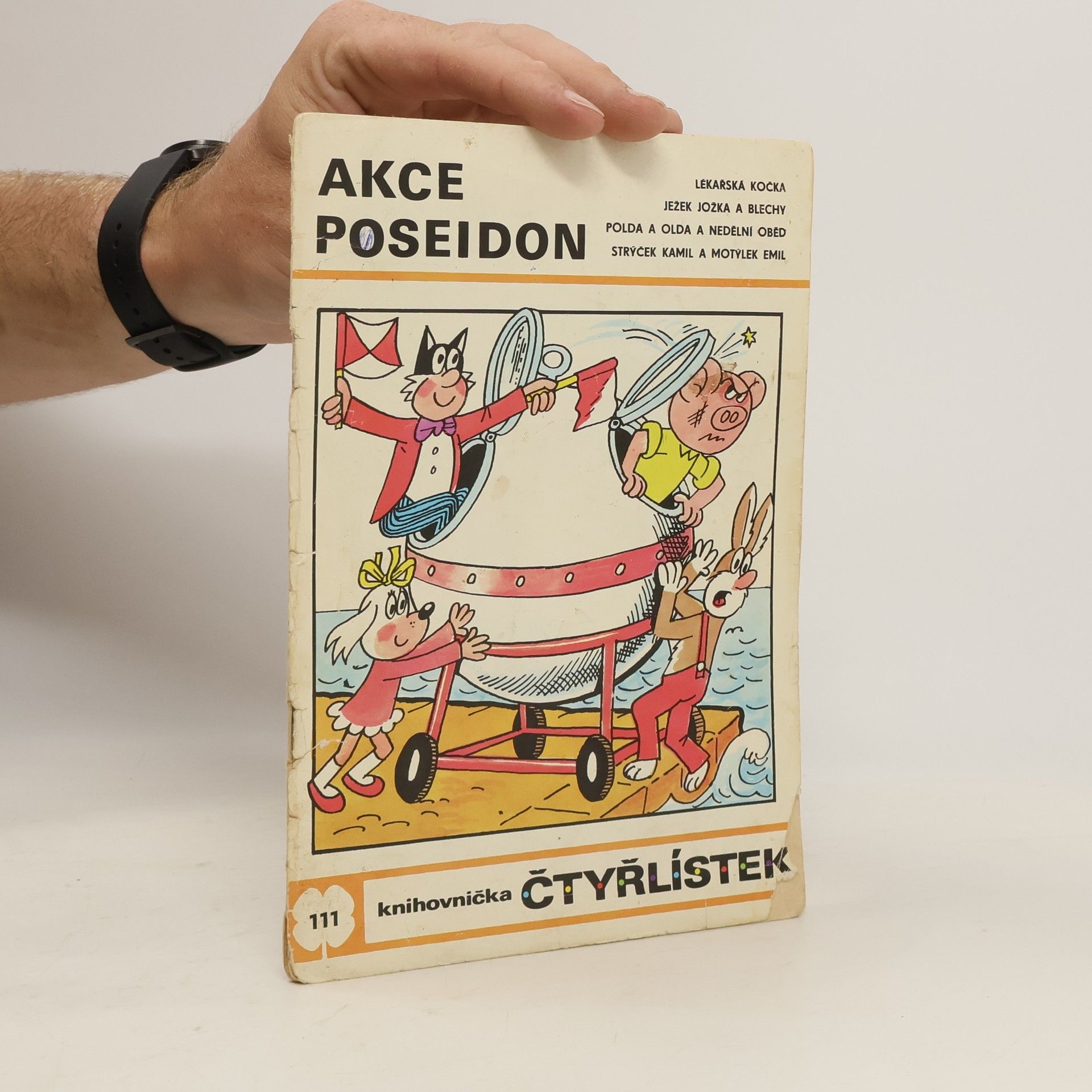 Jaroslav Němeček Čtyřlístek 111.  Akce Poseidon