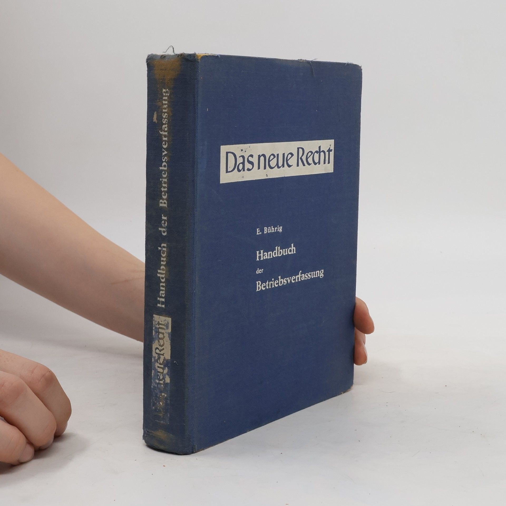E. Bührig Handbuch der Betriebsverfassung