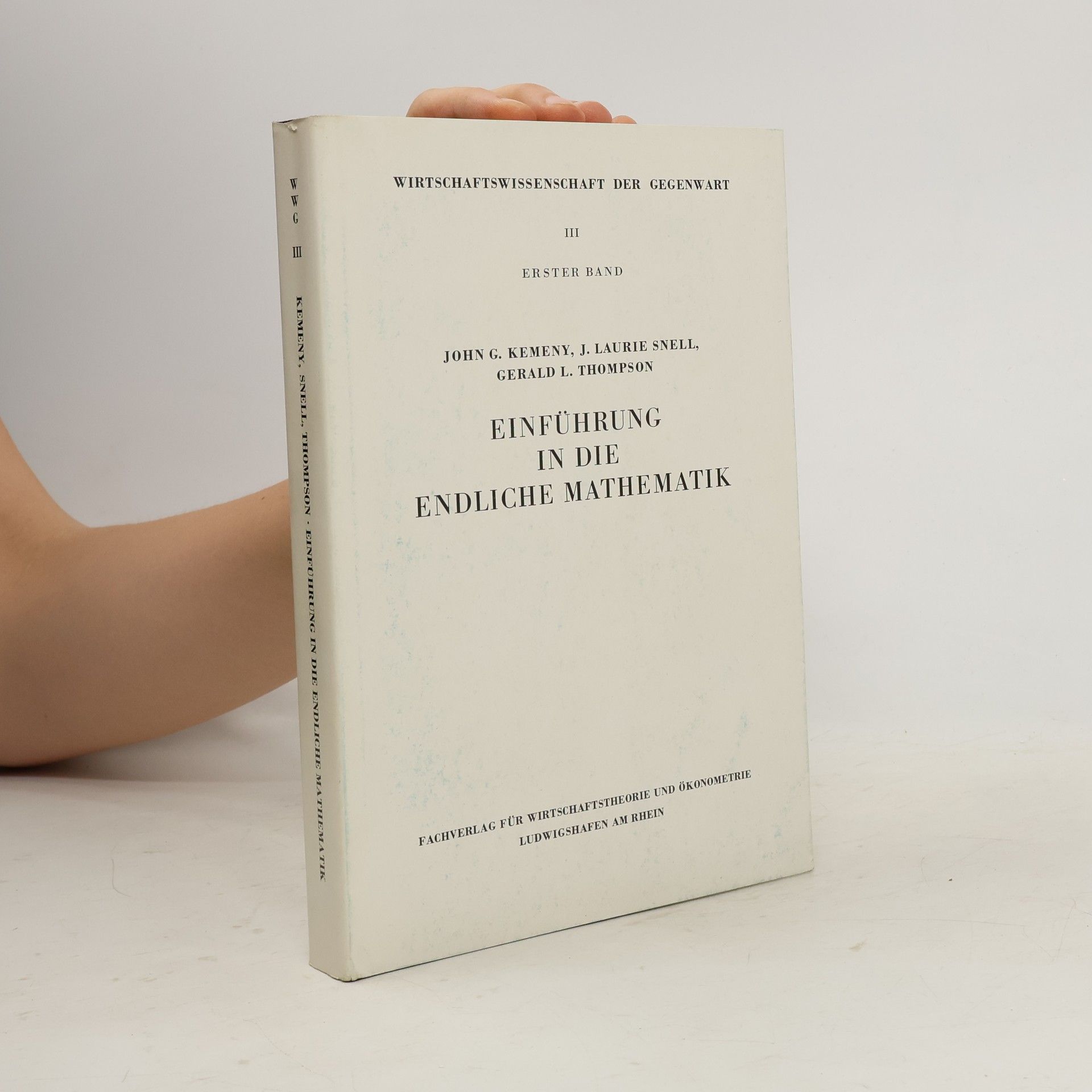 John G. Kemeny Einführung in die endliche Mathematik