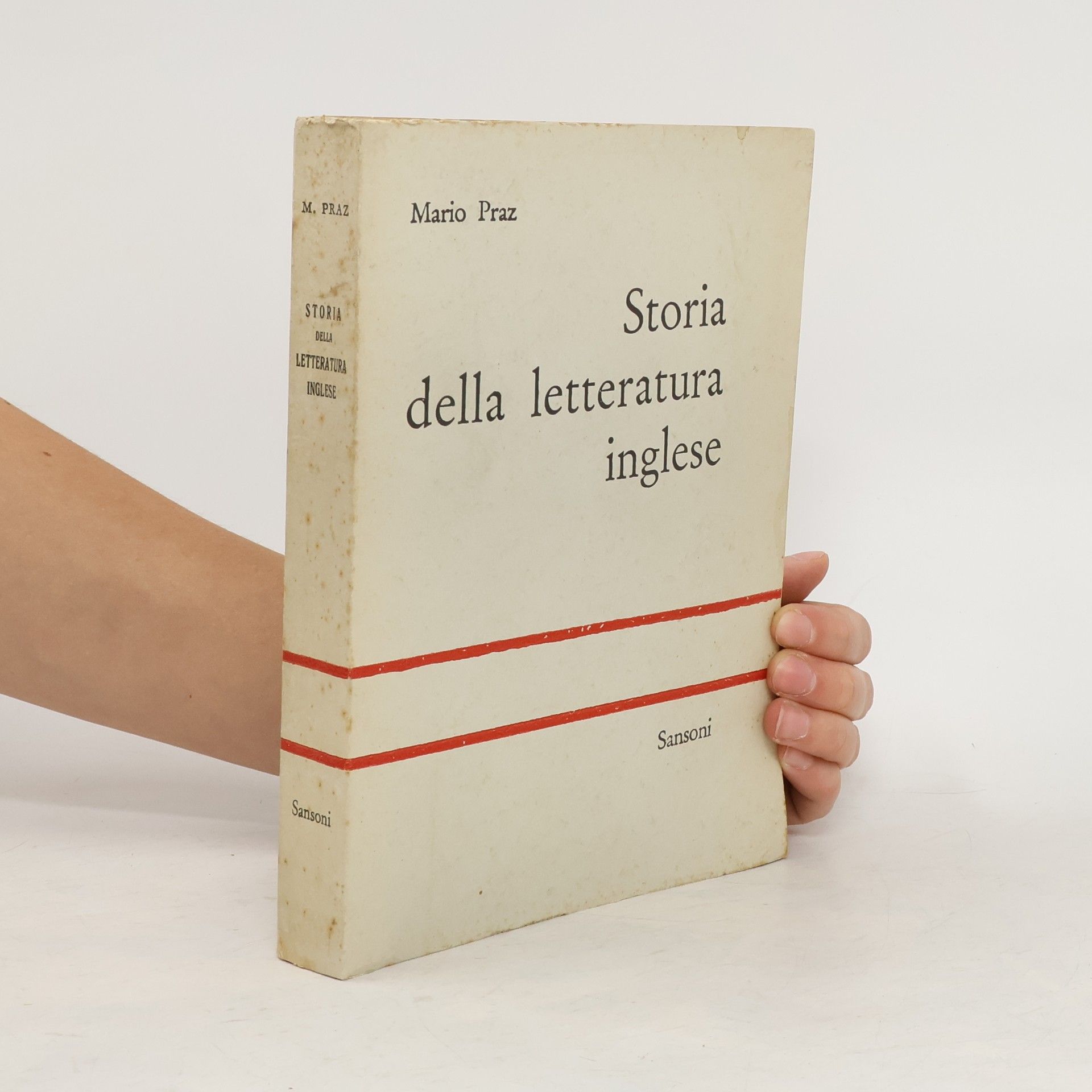 Mario Praz Storia della letteratura inglese