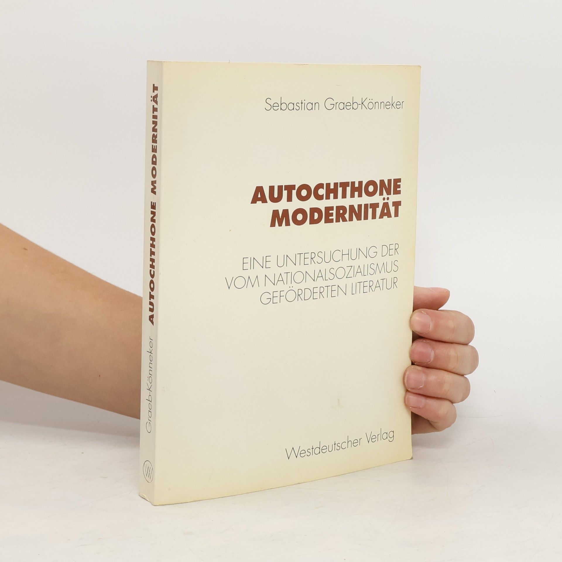 Sebastian Graeb-Könneker Autochthone Modernität
