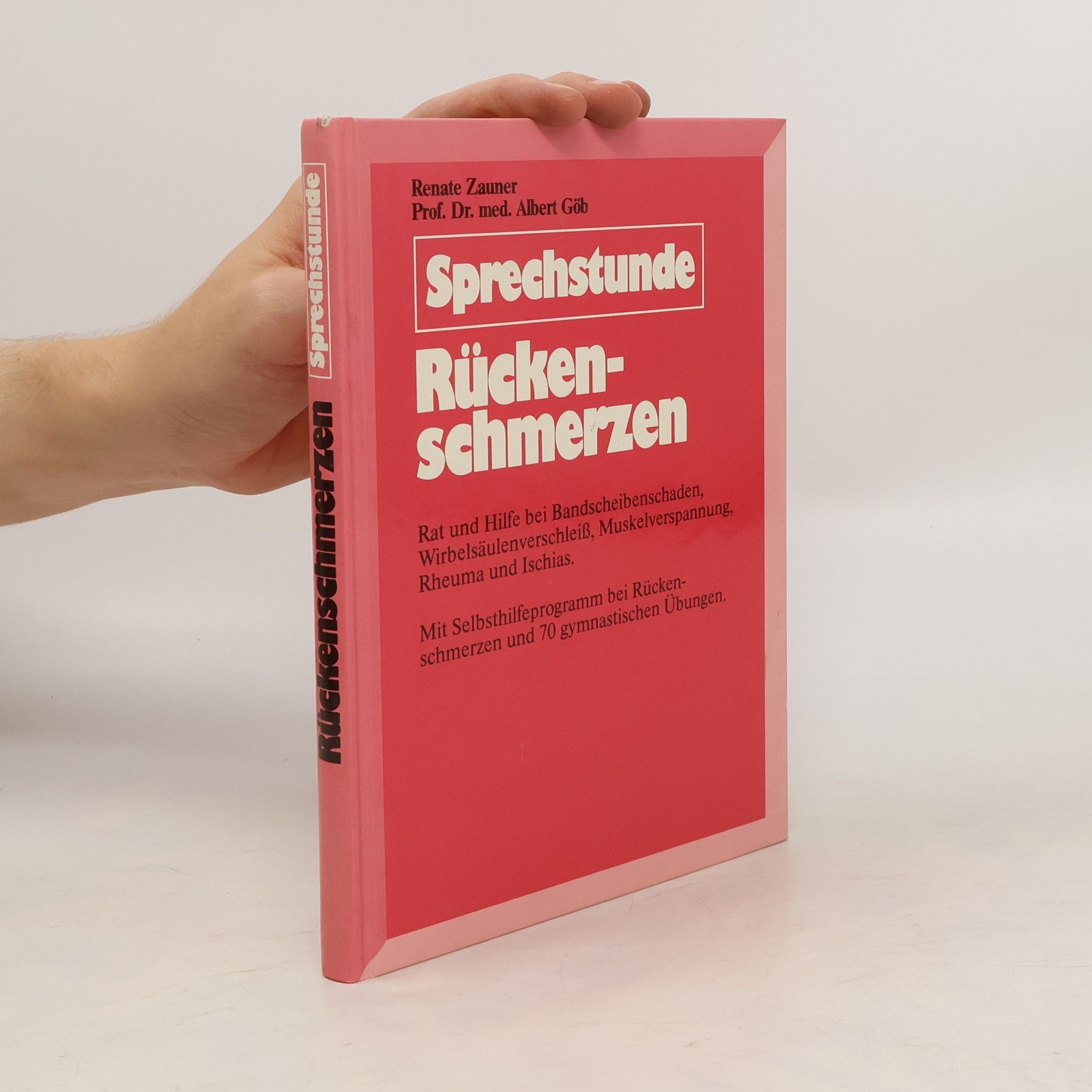 Renate Zauner Sprechstunde Rückenschmerzen