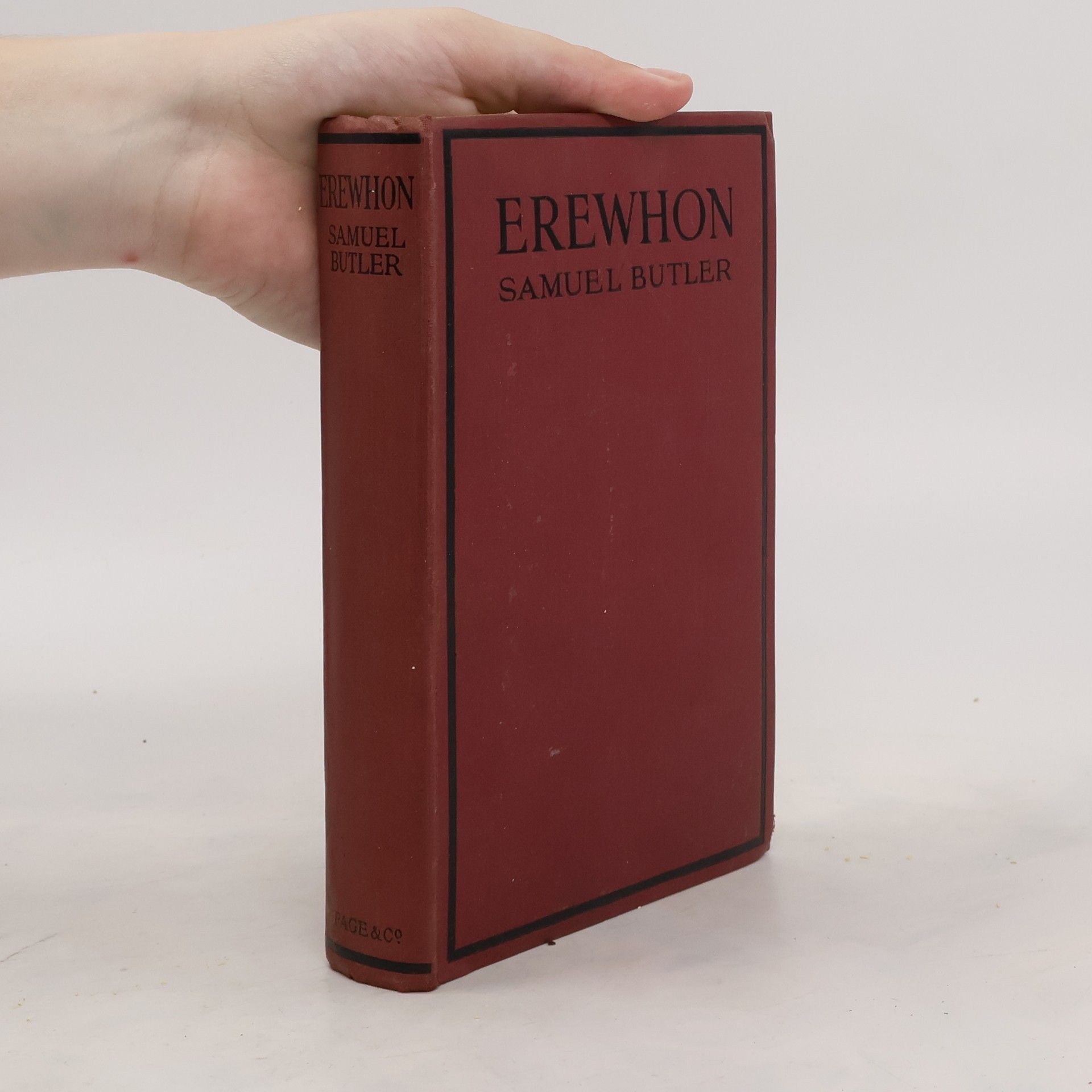 Samuel Butler Erewhon or Over the Range