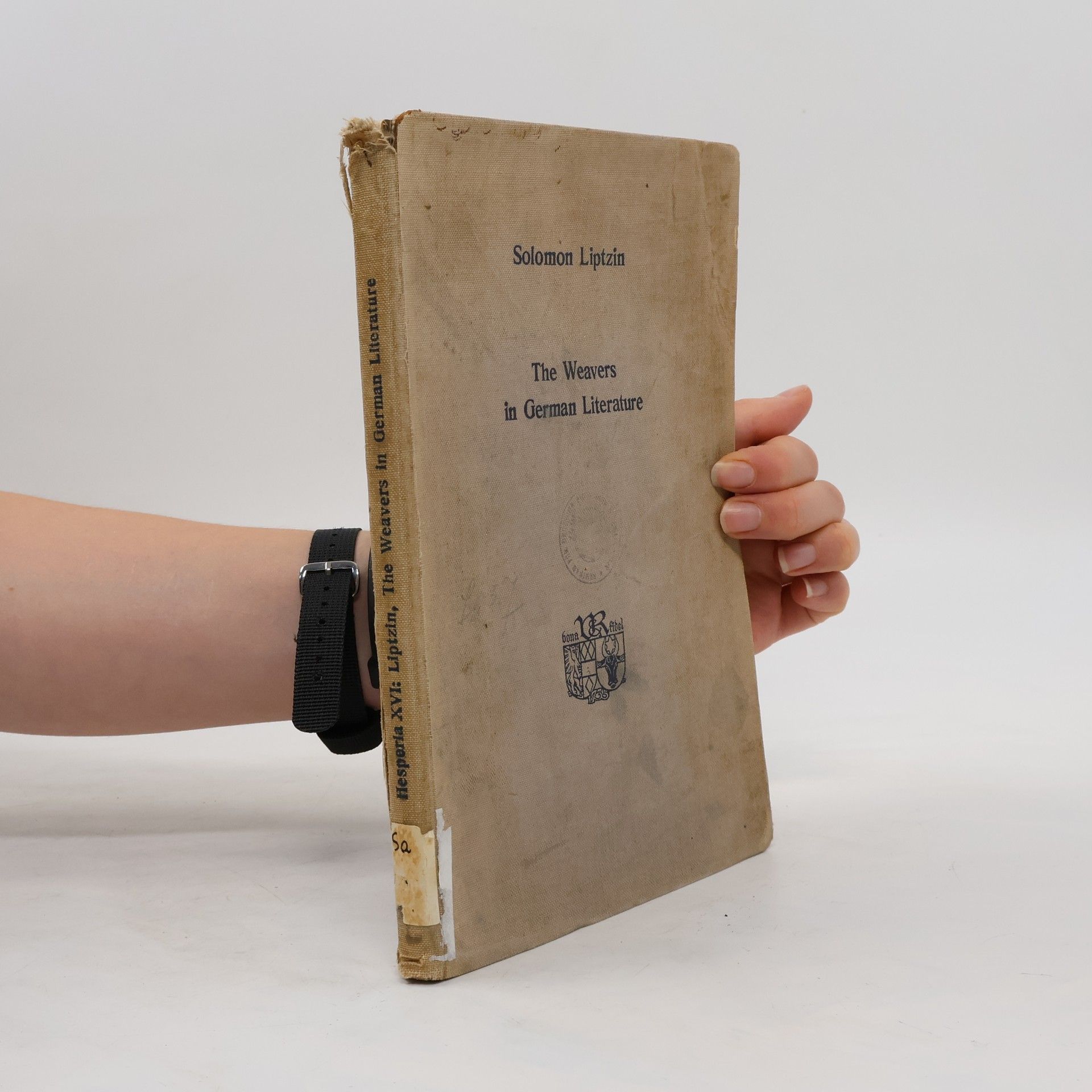 Solomon Liptzin The Weavers in German literature