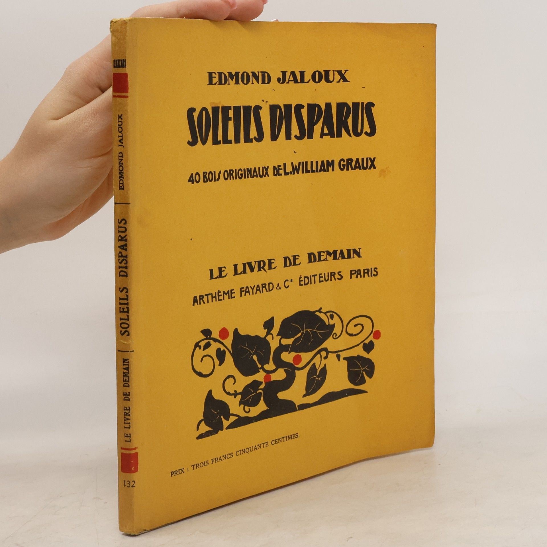 Edmond Jaloux Soleils disparus