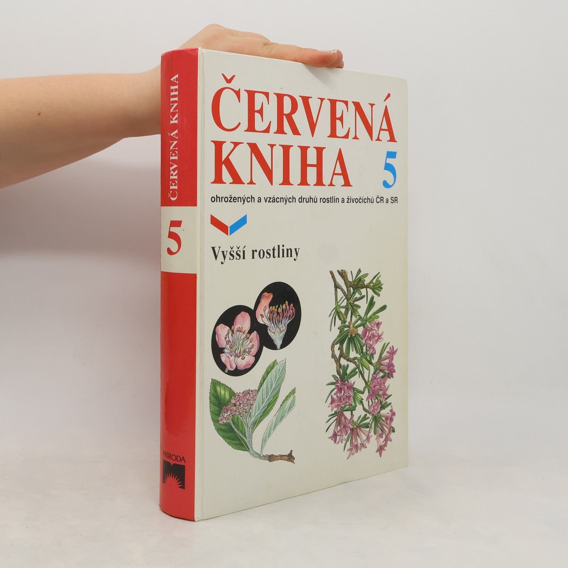 Jan Čeřovský Červená kniha ohrožených a vzácných druhů rostlin a živočichů ČR a SR 5 - Vyšší rostliny