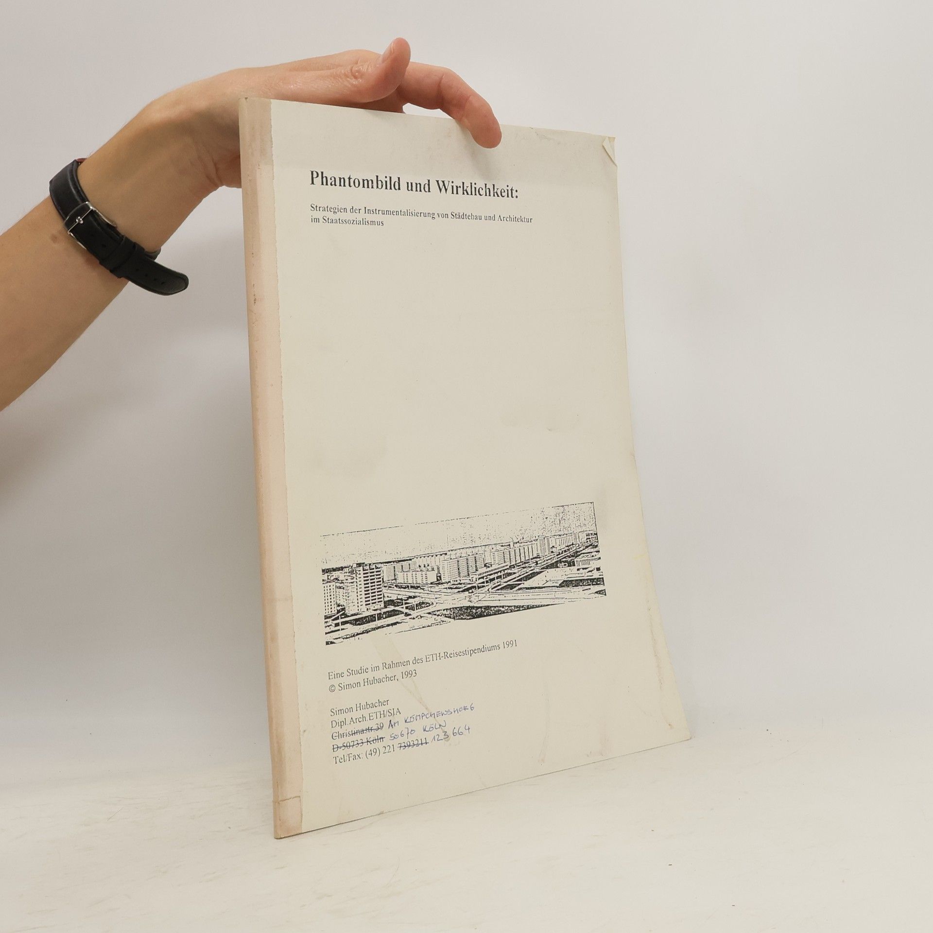 Simon Hubacher Phantombild und Wirklichkeit