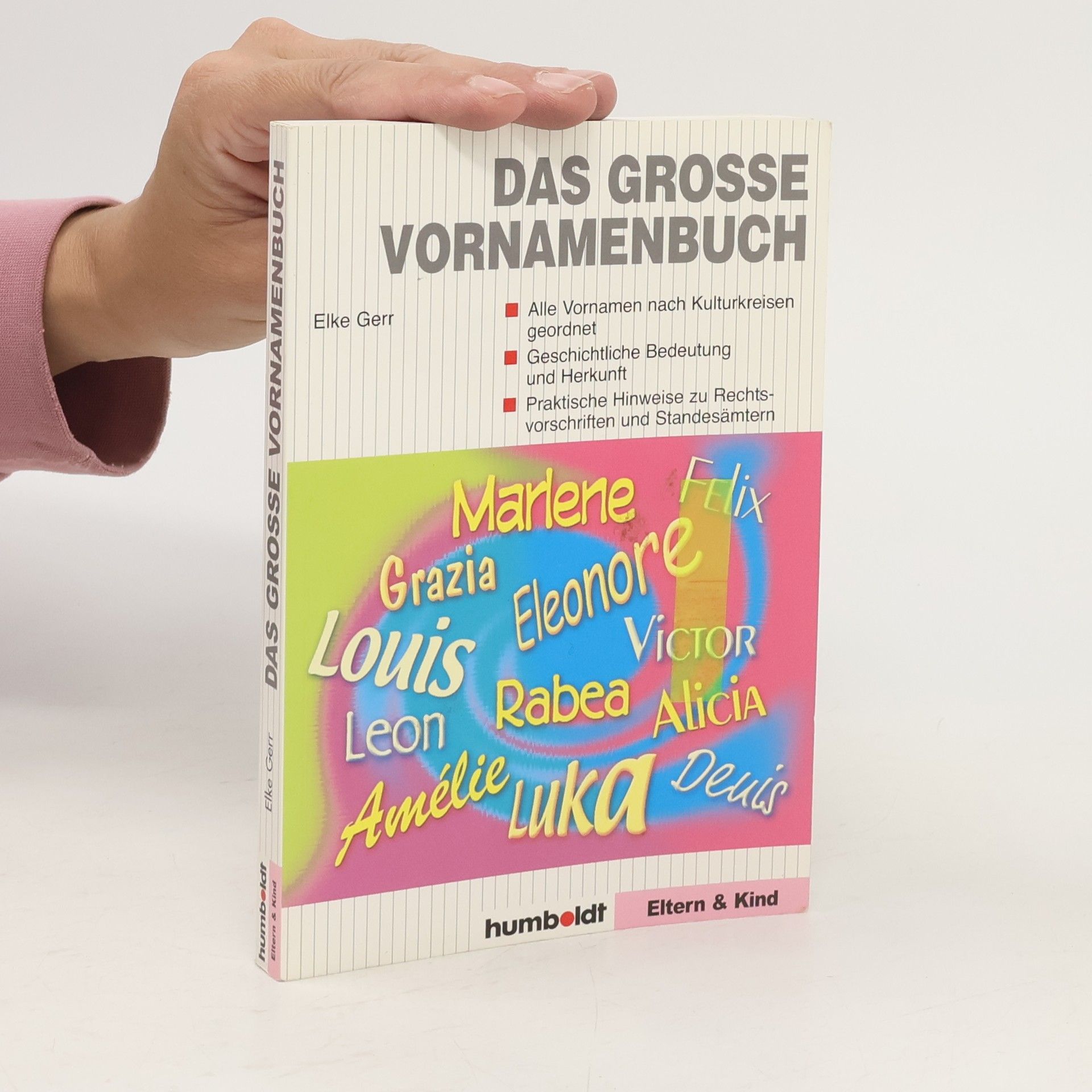 Elke Gerr Das große Vornamenbuch