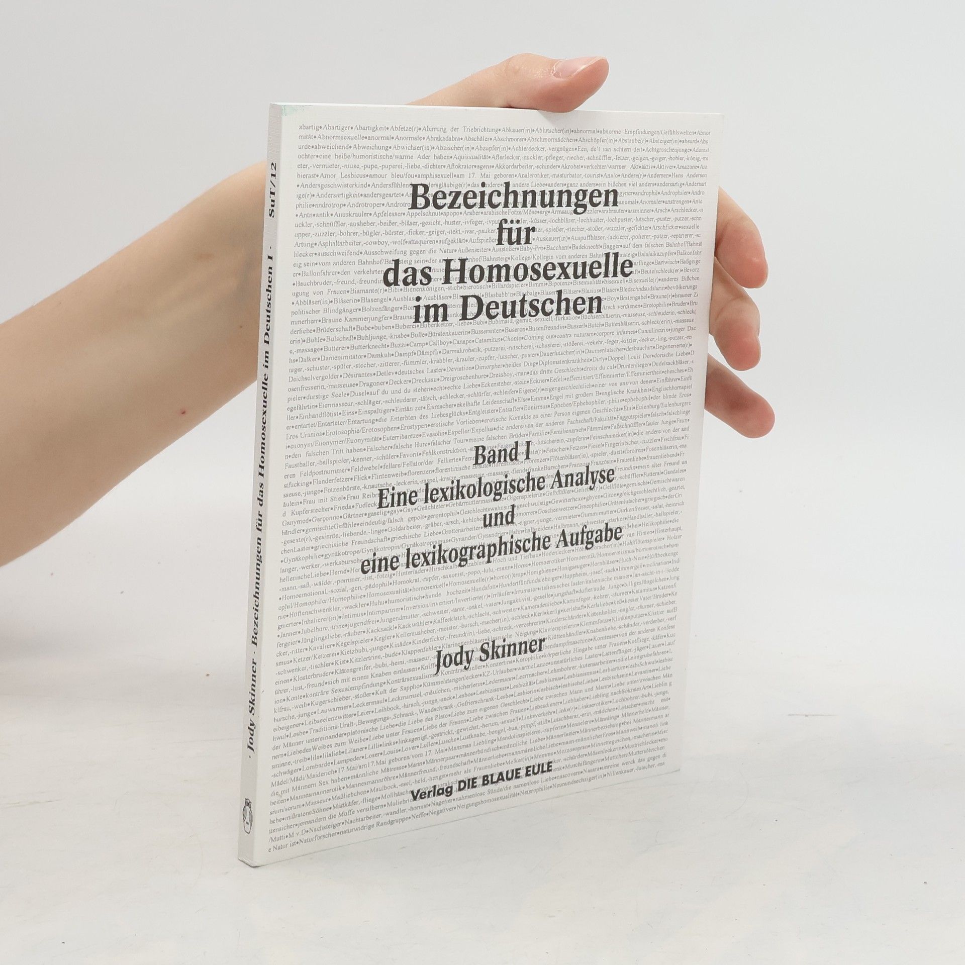 Jody Skinner Bezeichnungen für das Homosexuelle im Deutschen