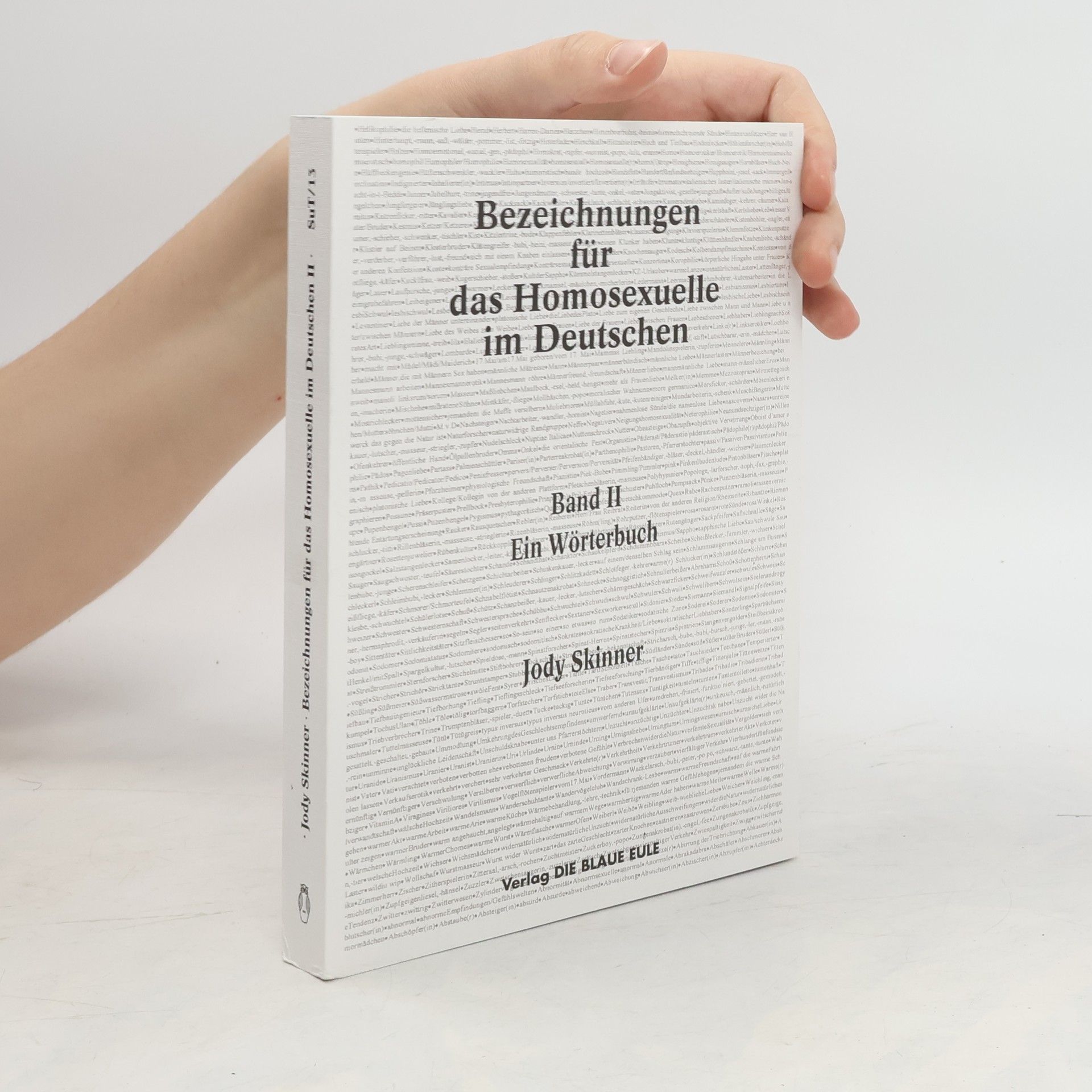 Jody Skinner Bezeichnungen für das Homosexuelle im Deutschen
