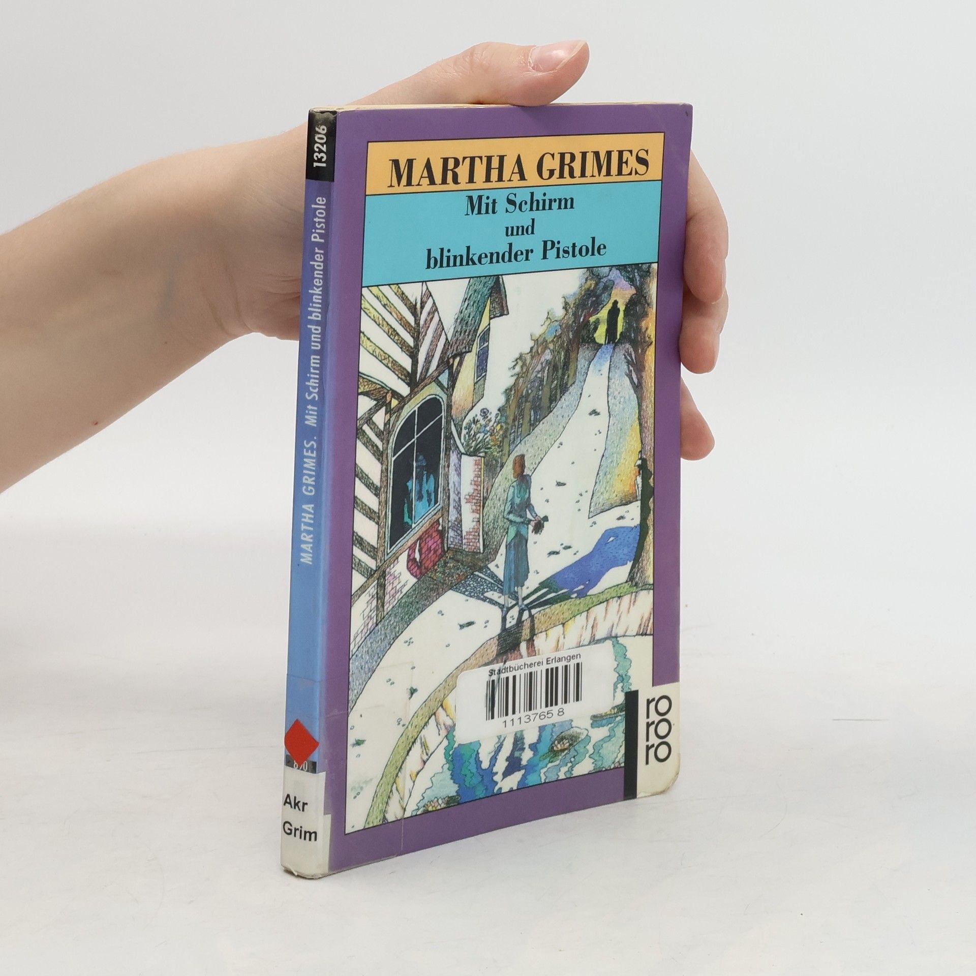 Martha Grimes Mit Schirm und blinkender Pistole