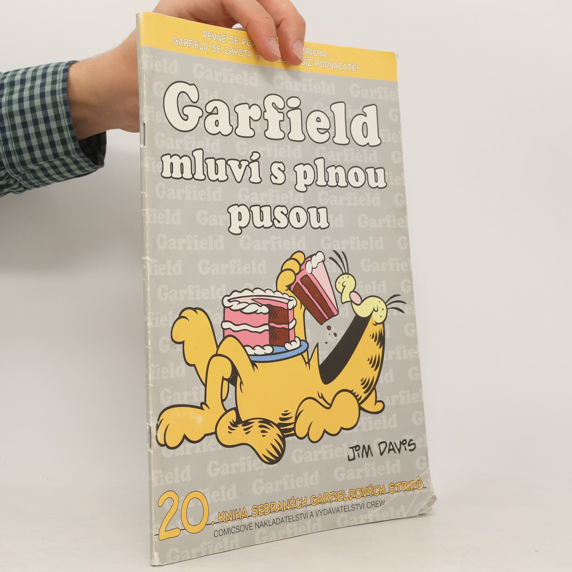 Jim Davis Garfield mluví s plnou pusou