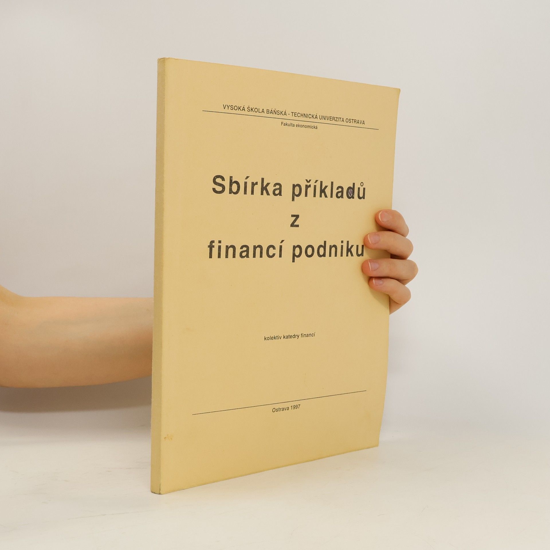kolektiv Sbírka příkladů z financí podniku