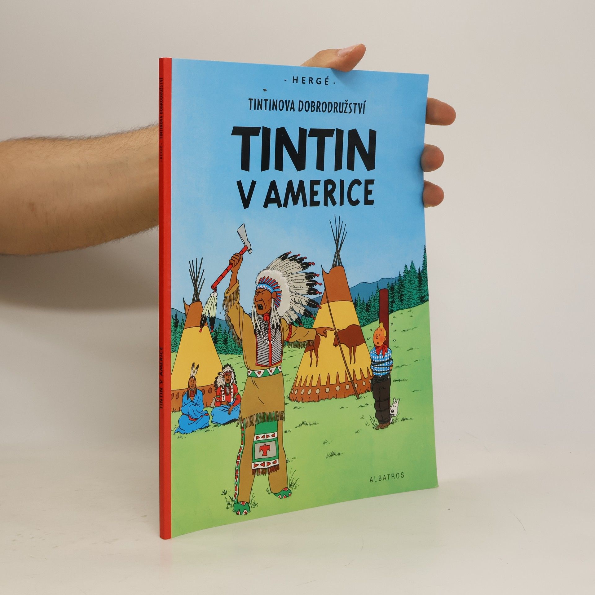Hergé Tintin v Americe