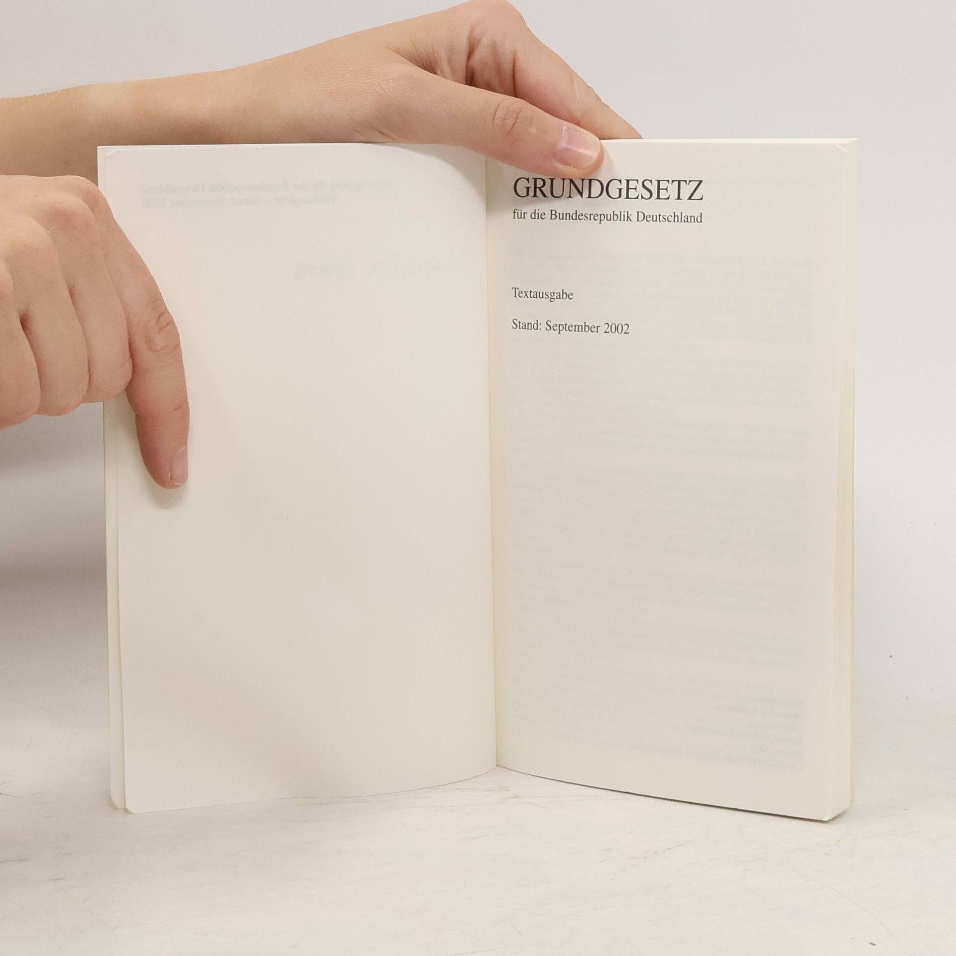kolektiv Grundgesetz für die Bundesrepublik Deutschland