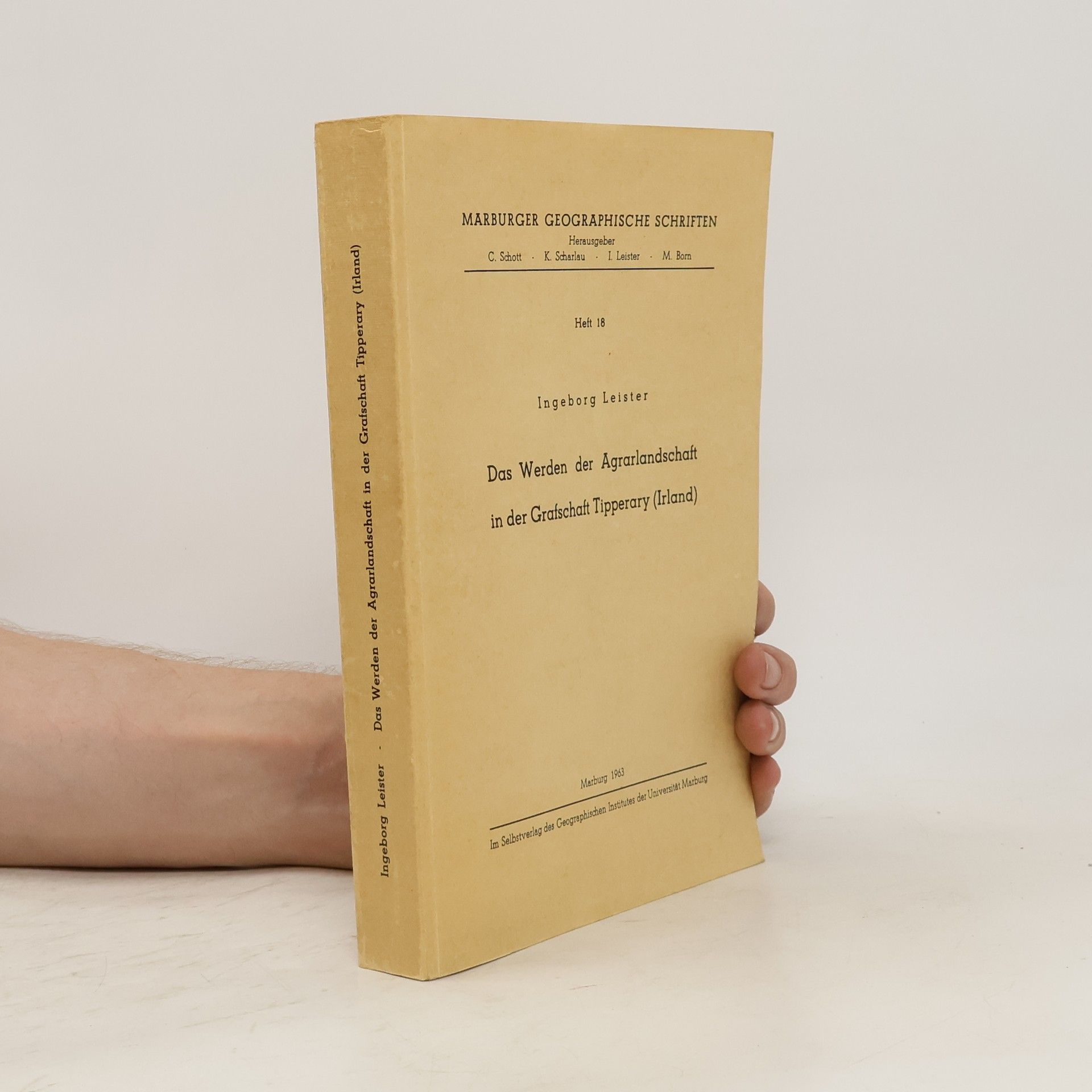 Ingeborg Leister Das Werden der Agrarlandschaft in der Grafschaft Tipperary